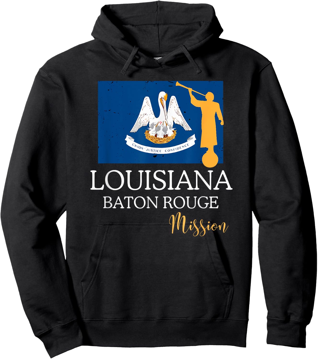 Louisiana Baton Rouge Mormon LDS Mission Missionary Hoodie - Hoodie | Black