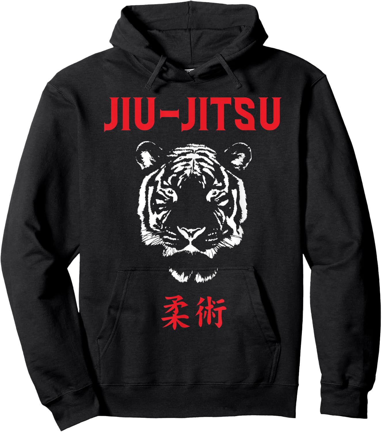 Jiu Jitsu Tiger Martial Arts Gift Hoodie - Hoodie | Black