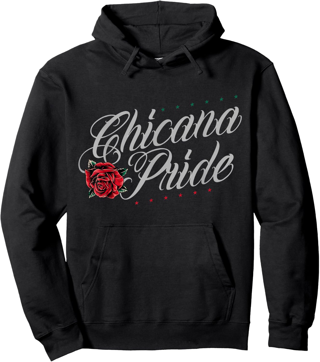 Chicano and chicana for chicana pride Hoodie - Hoodie | Black