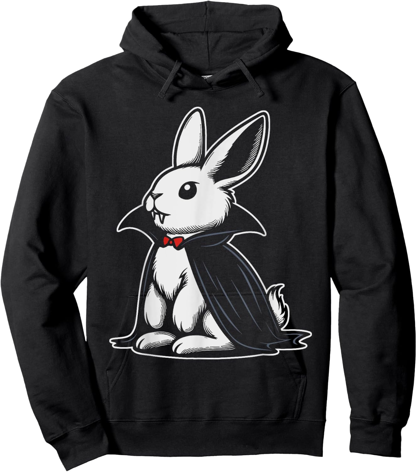 Vampire Bunny Vampire Rabbit Hoodie - Hoodie | Black