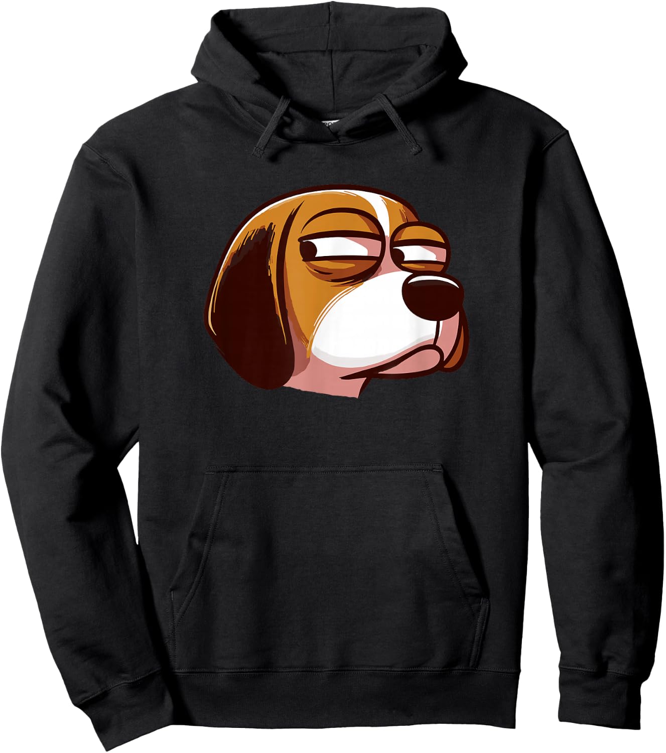 Side Eye Dog Meme Funny Dog Giving Side Eye Meme Lover Hoodie - Hoodie | Black