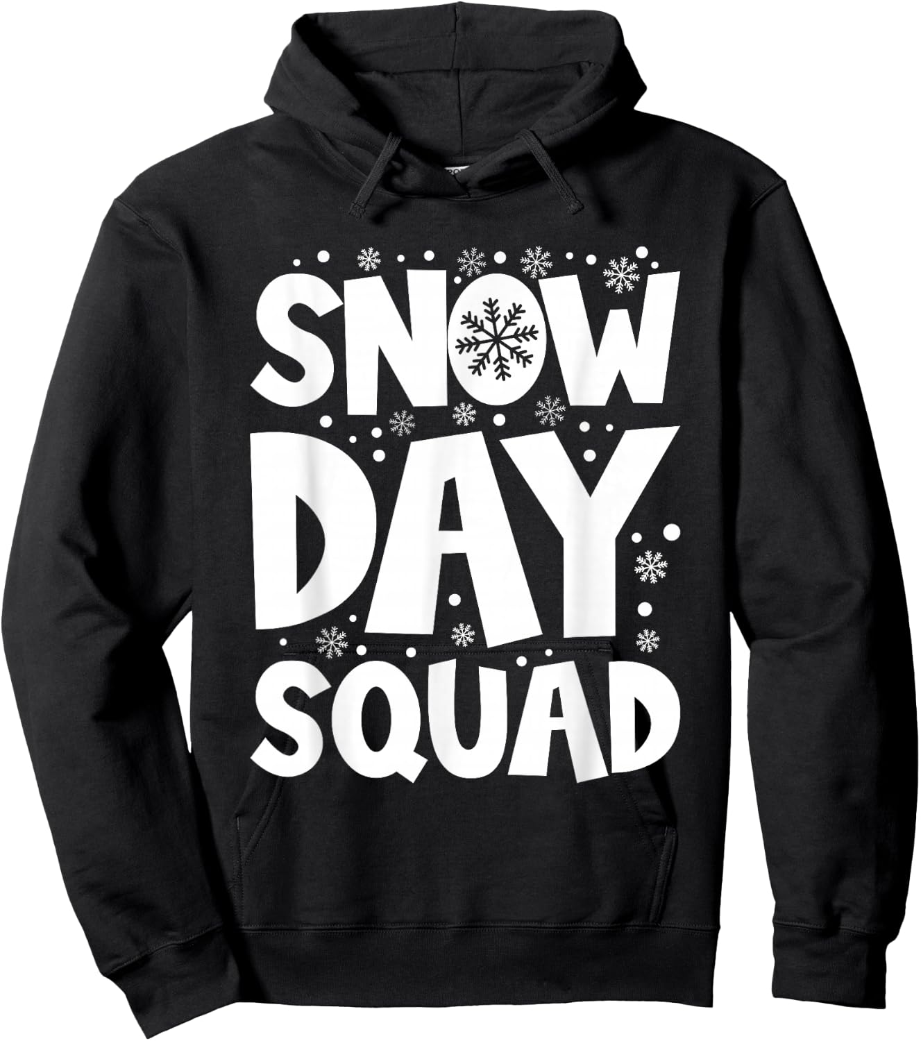 Snow Day Squad Snow Days Supporter Hoodie - Hoodie | Black