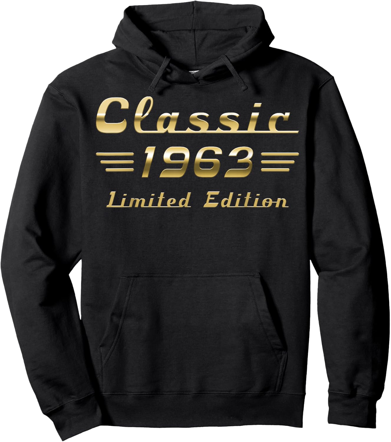 Classic 1963 Vintage car 62nd Birthday Hoodie - Hoodie | Black