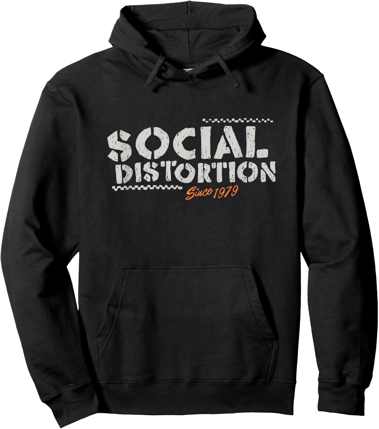 Offizielles Social Distortion Schwarz , Erwachsene, Klein, , Kurzarm, Party, Lässig Hoodie - Hoodie | Black