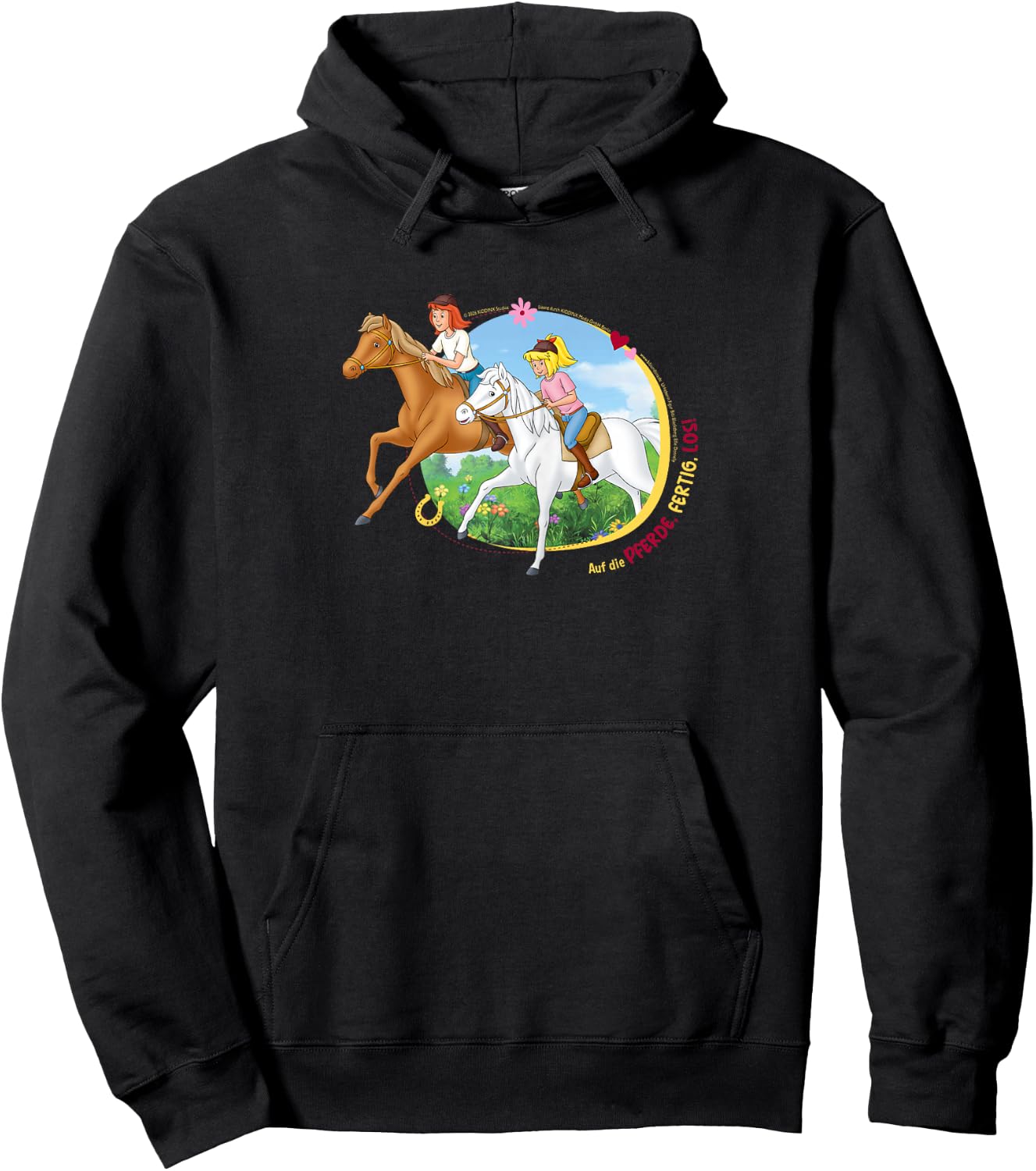 Bibi & Tina - Pferderennen Hoodie - Hoodie | Black