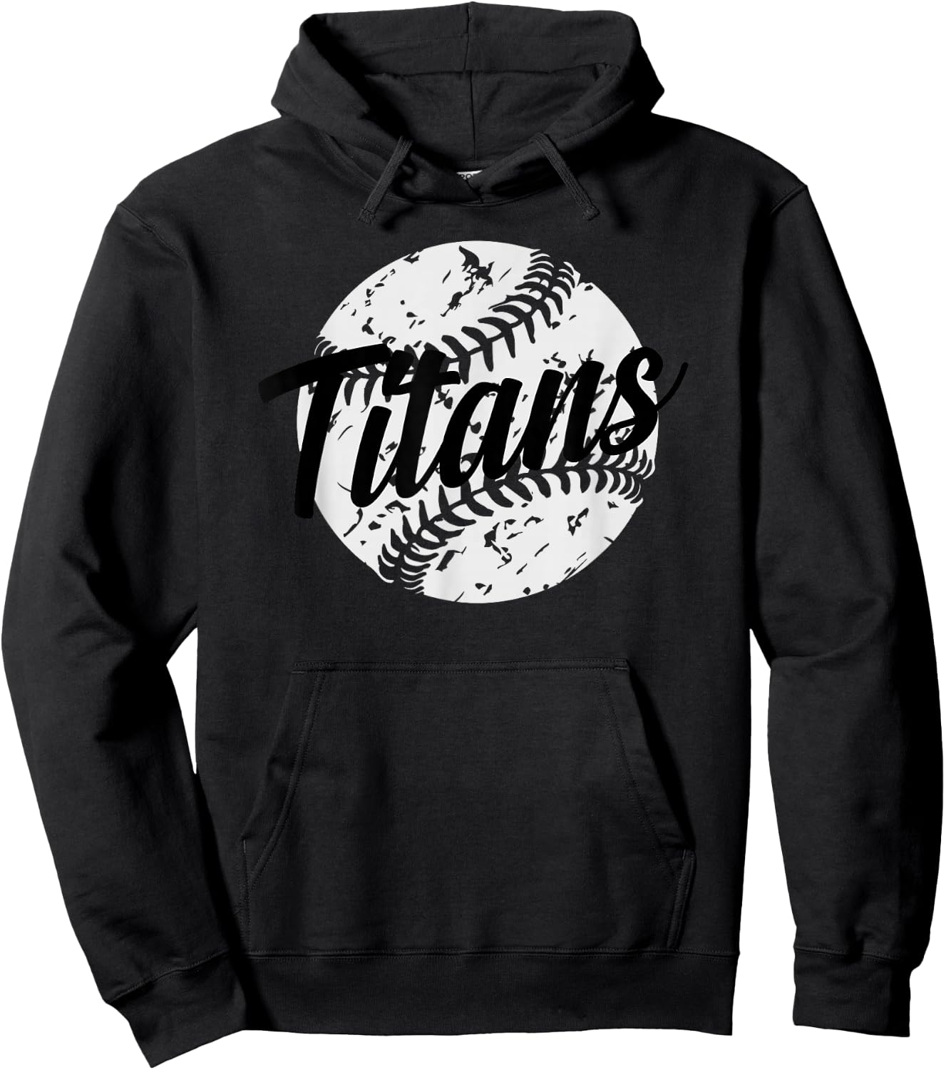 Titans Baseball Softball Hoodie - Hoodie | Black