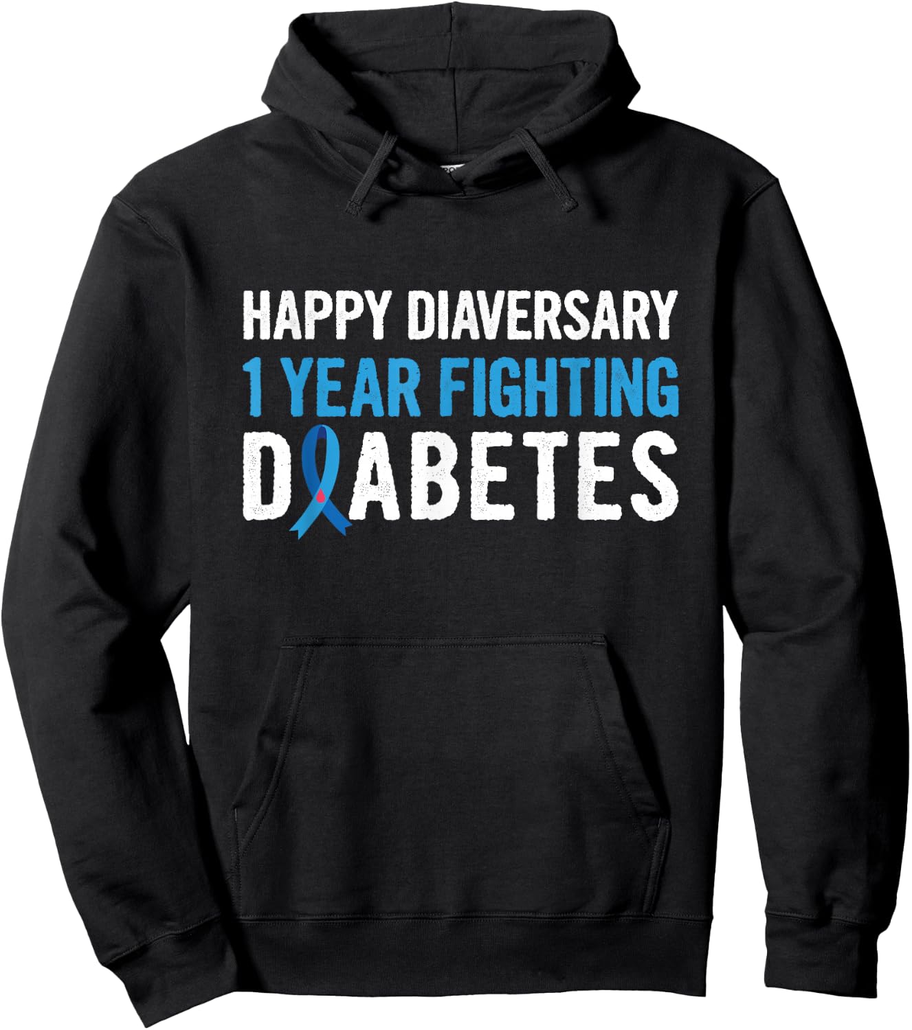 Diabetes Awareness Pun for a Type 1 Diabetes Diabetic Hoodie - Hoodie | Black