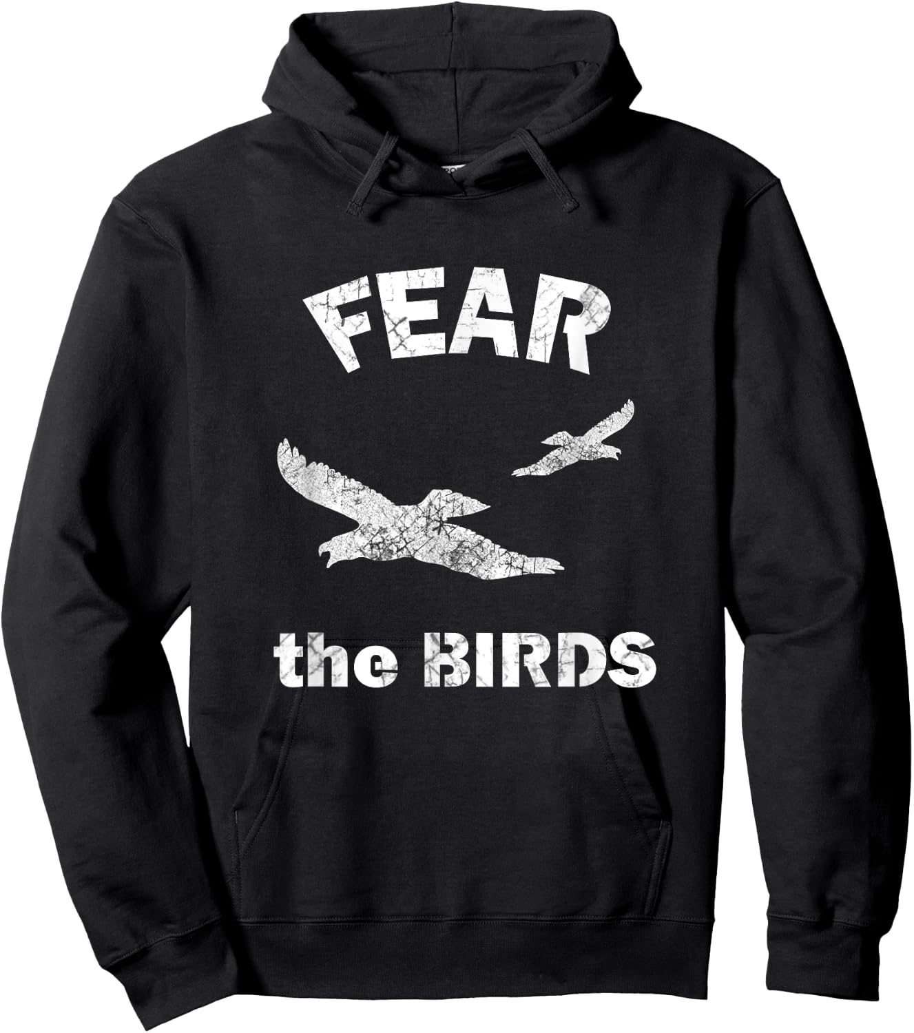 Fear the Birds T Shirt Hoodie - Hoodie | Black