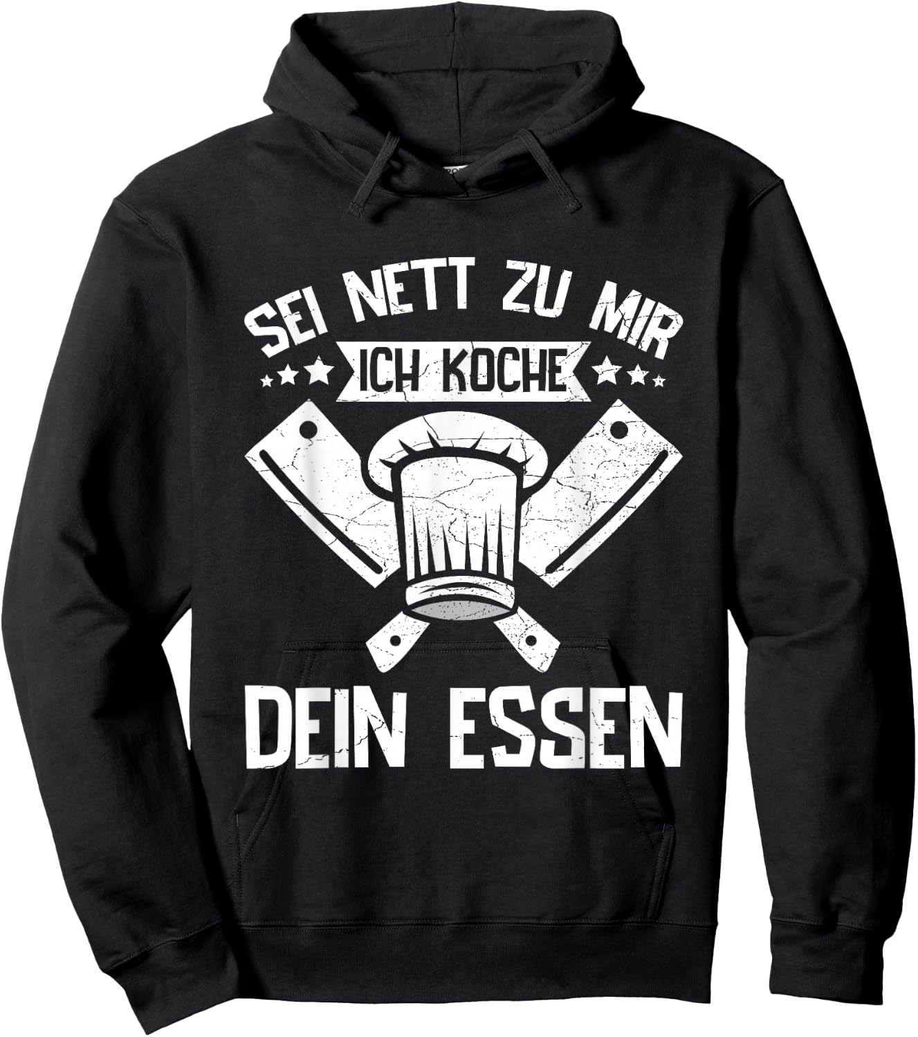 Sei Nett Zu Mir Ich Koche Dein Essen Koch Hobbykoch Chefkoch Hoodie - Hoodie | Black