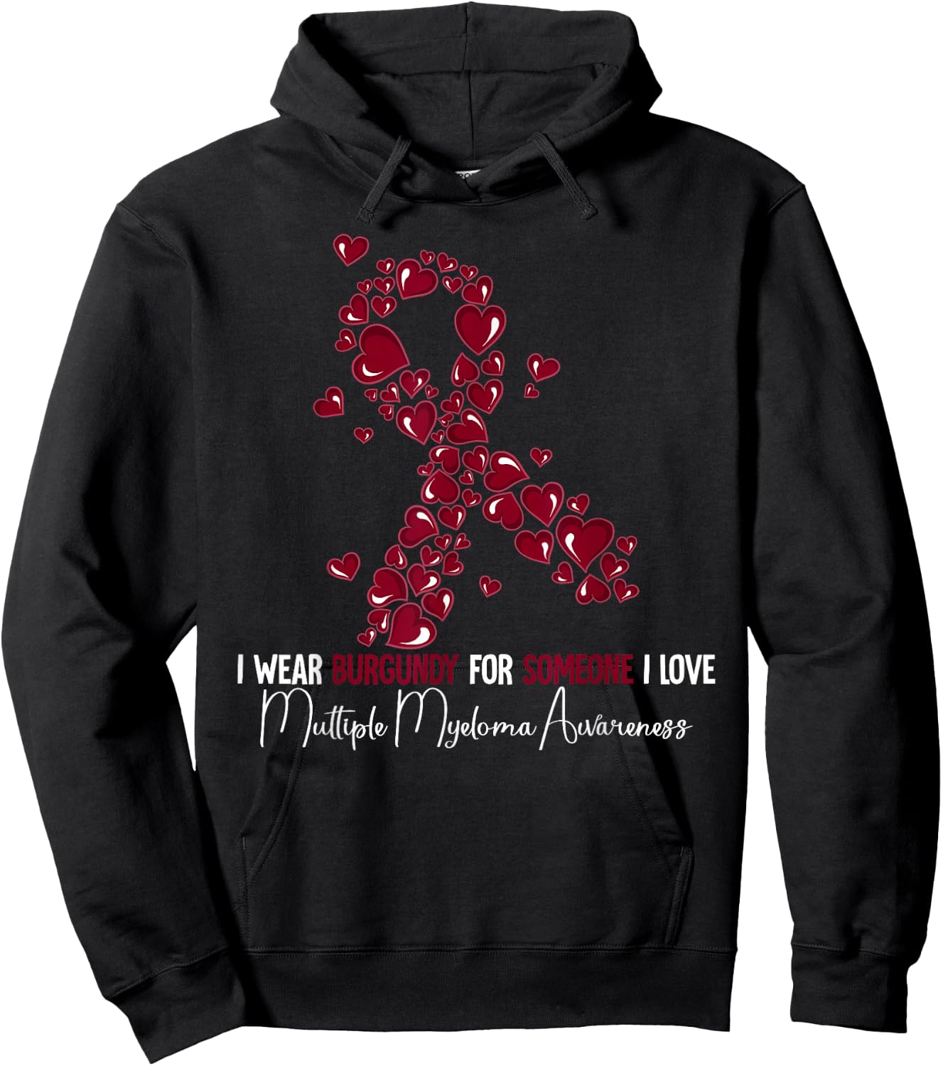 Multiple Myeloma Awareness Hoodie - Hoodie | Black