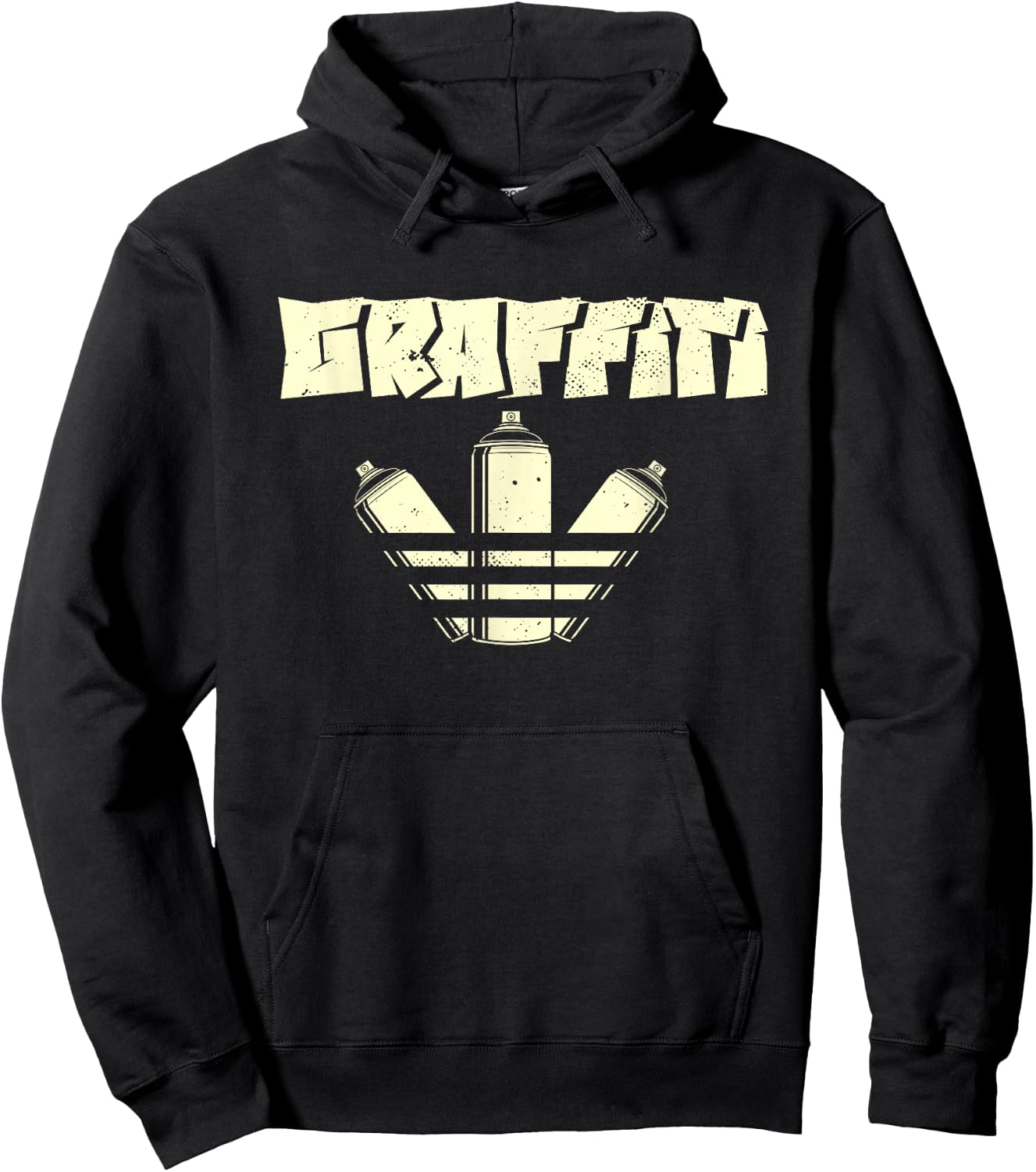 Graffiti Street Urban Art Spray Paint Graffiti Artist , black Hoodie - Hoodie | Black