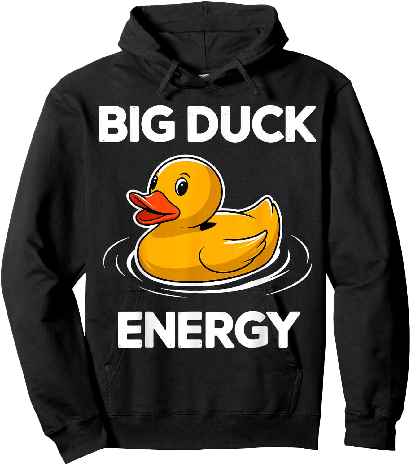 Big Duck Energy Rubber Duck Hoodie - Hoodie | Black