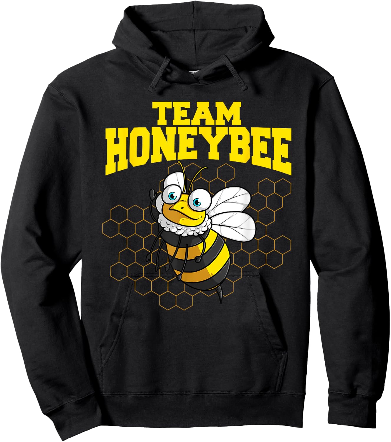 Funny Honeybee Design For Kids Men Women Bee Lovers Squad Hoodie - Hoodie | Black