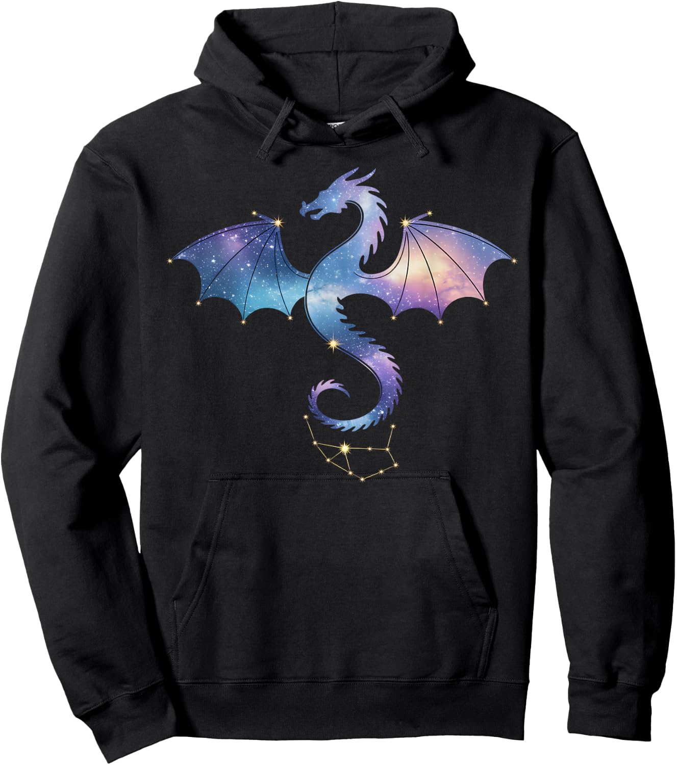 Girl Who Loves Dragons Fantasy Hoodie - Hoodie | Black