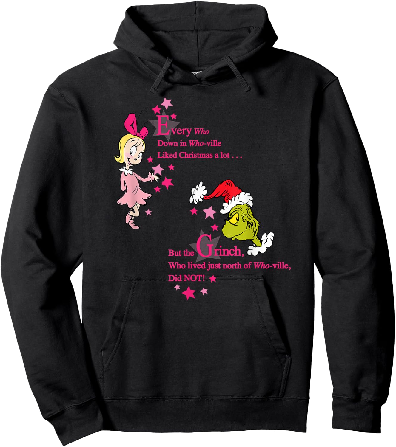 Dr. Seuss Every Who Down in Who-ville Short Sleeve Hoodie - Hoodie | Black