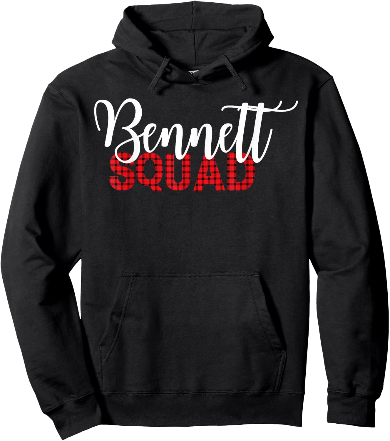 Bennett Family Christmas for Funny Matching Bennett Squad Hoodie - Hoodie | Black