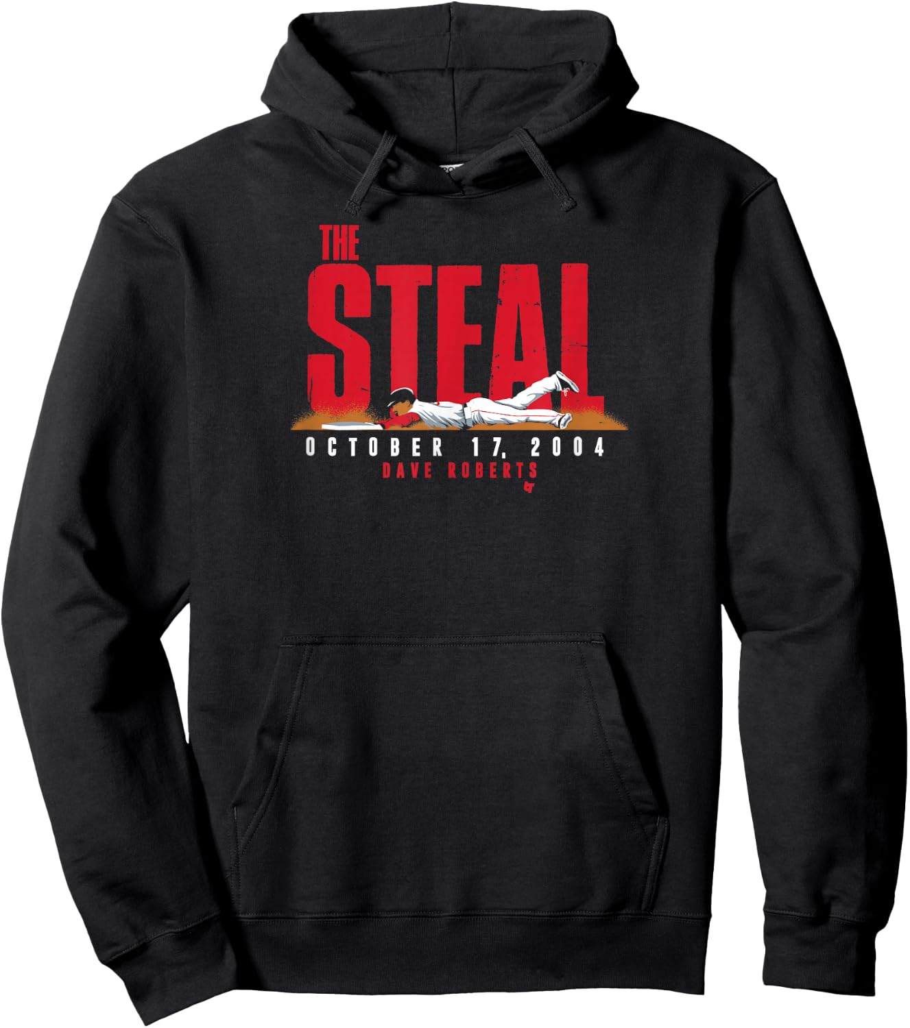 Dave Roberts: The Steal - Boston Baseball Hoodie - Hoodie | Black