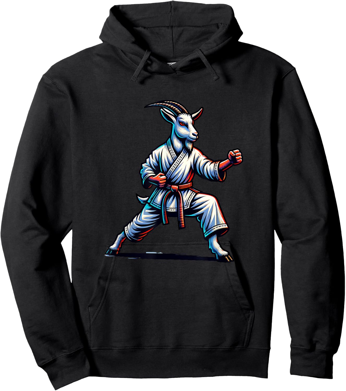 Karate Goat - Master Of Martial Arts Hoodie - Hoodie | Black