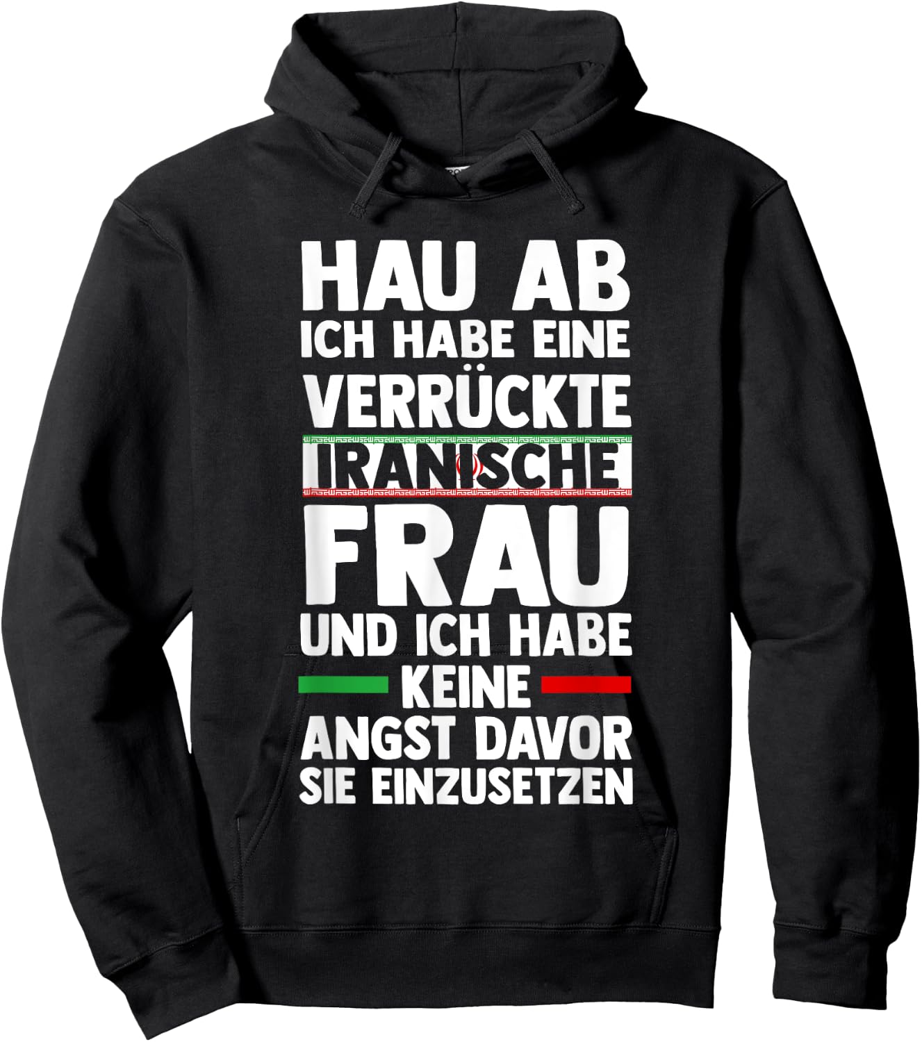 Iraner Iran , black Hoodie - Hoodie | Black