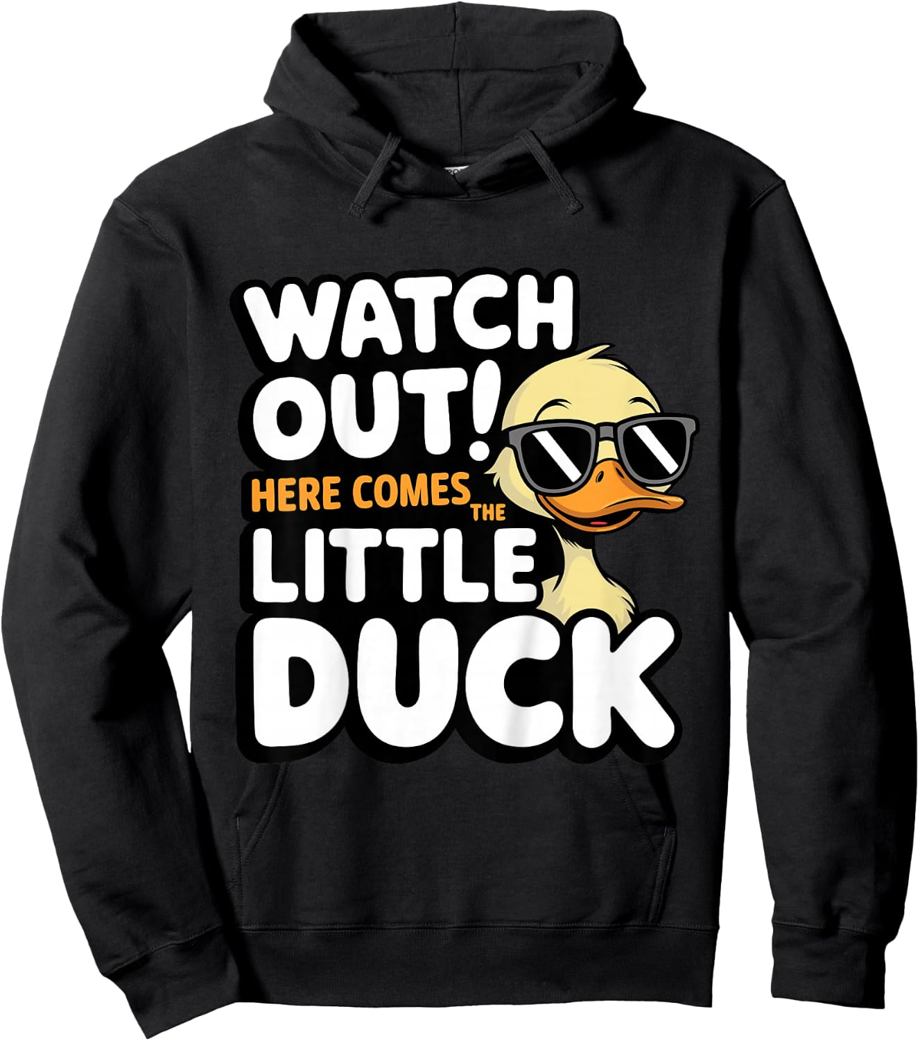 Children Duck Kids Hoodie - Hoodie | Black