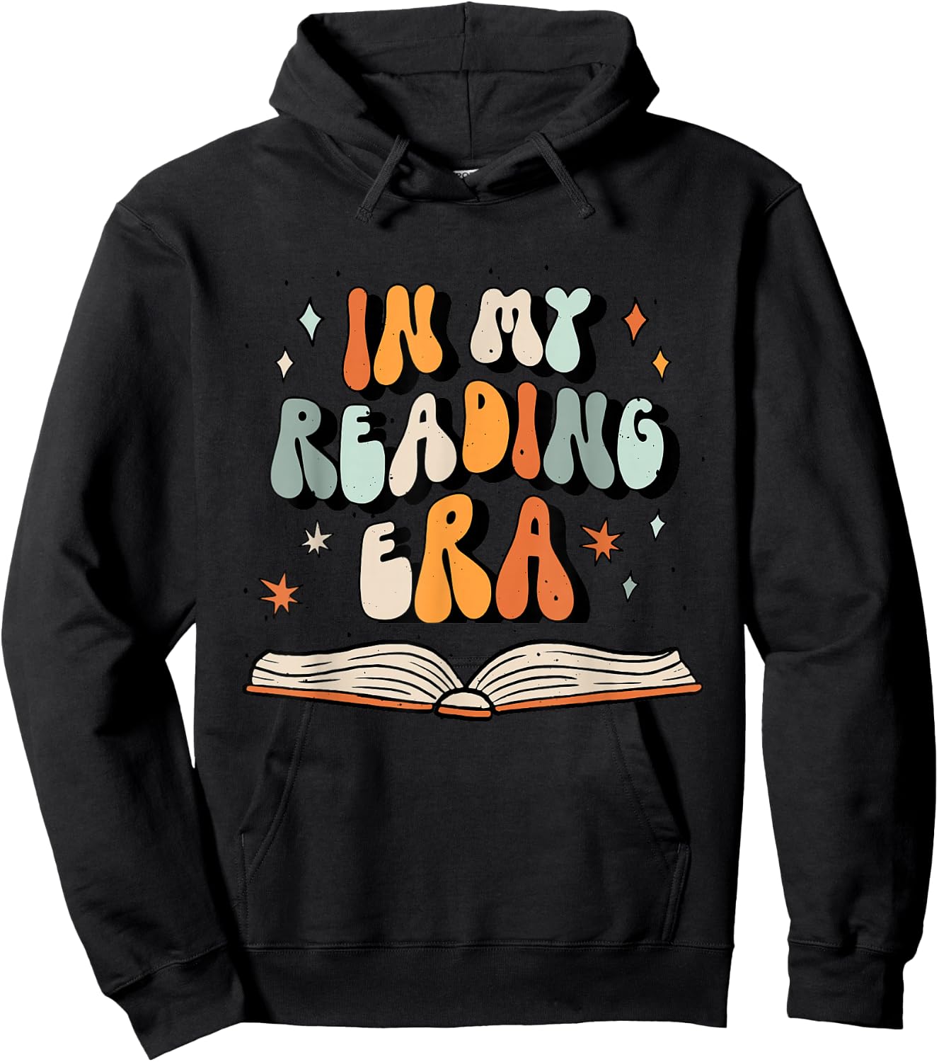 In My Reading Era | Book Reading Hoodie - Hoodie | Black