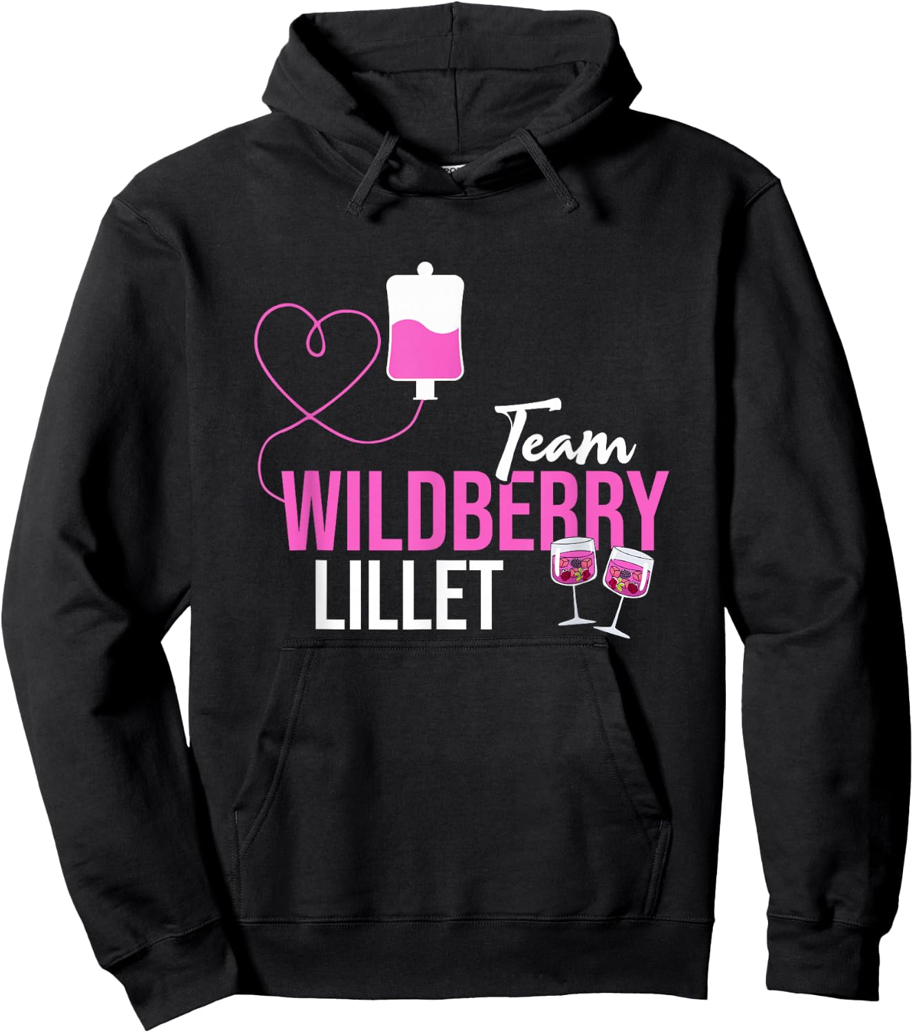 Team Wildberry Lillet Früchte Cocktail Sommer Alkohol Hoodie - Hoodie | Black