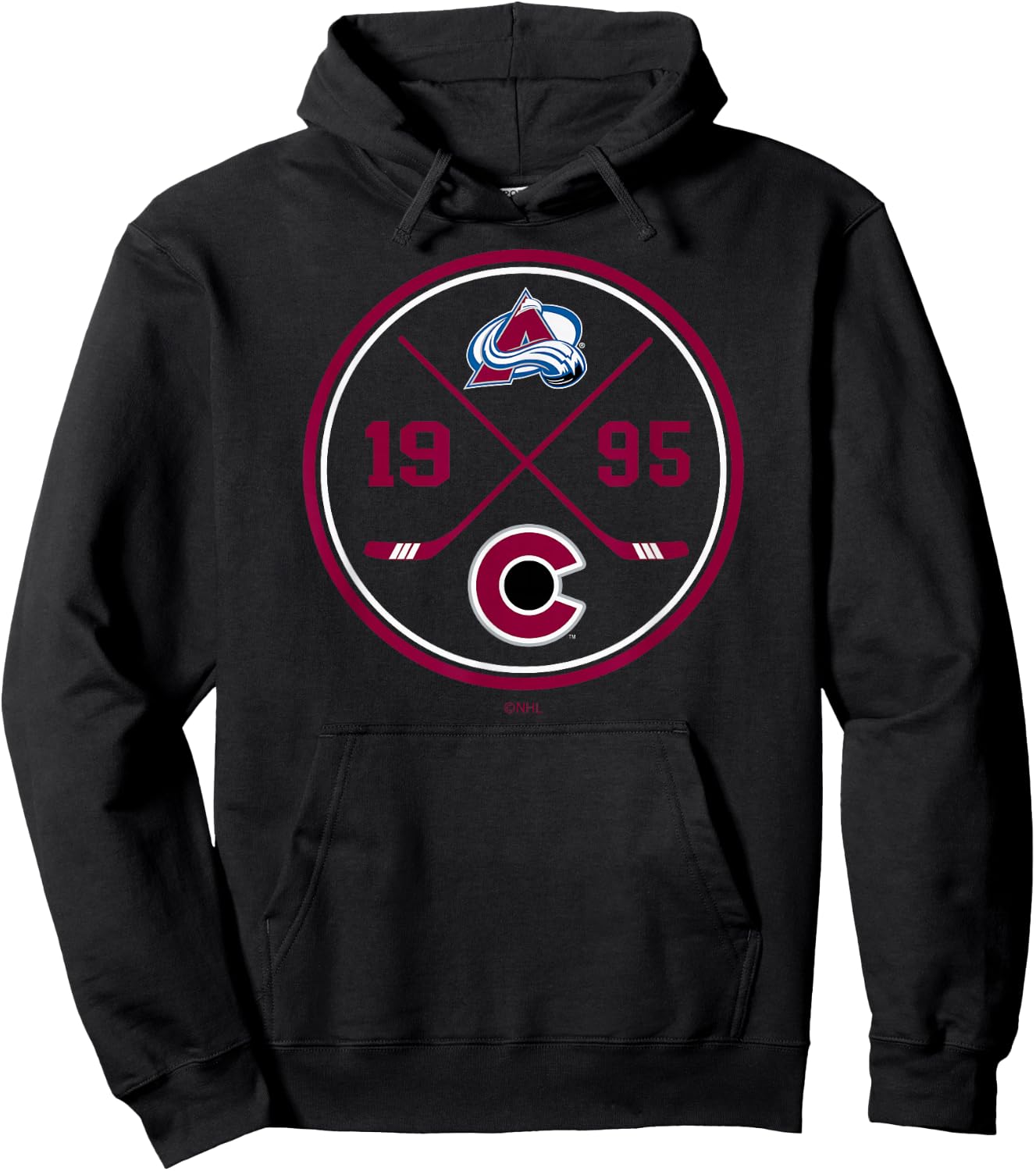Colorado Avalanche Prize Navy Officially Licensed Hoodie - Hoodie | Black