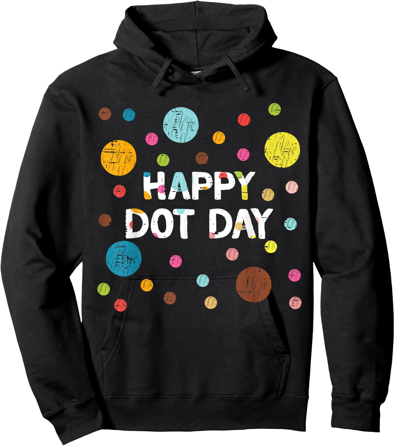 Happy Dot Day Shirts For Kids Girls Teacher September 15th Hoodie - Hoodie | Black