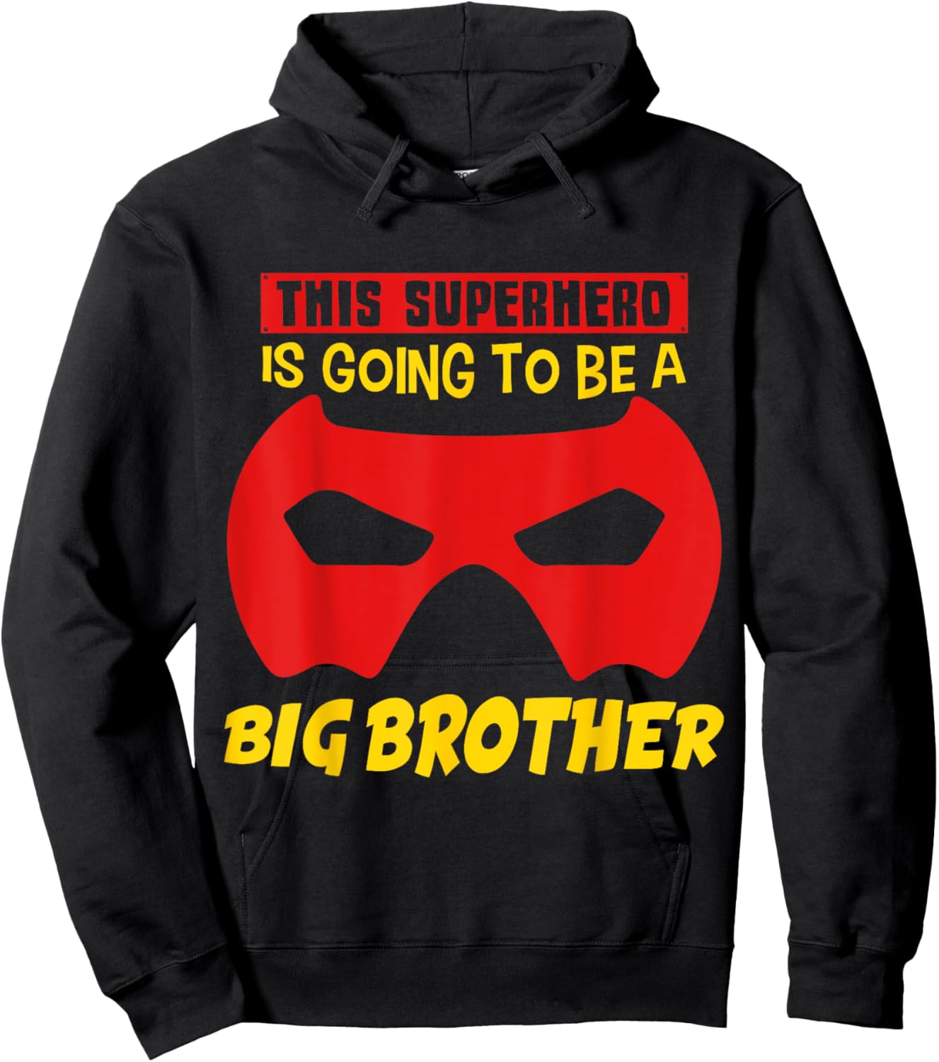 Big Brother Superhero For Soon To Be Big Brothers Hoodie - Hoodie | Black