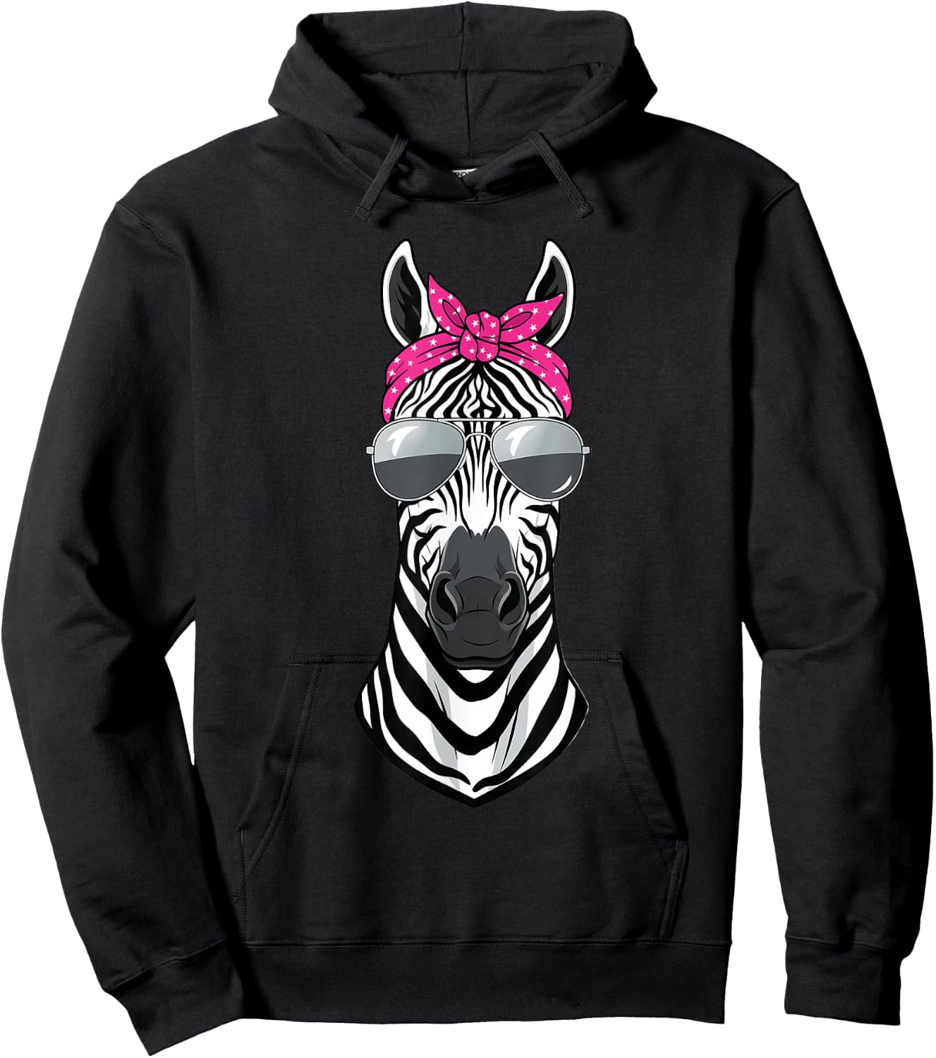 Zebra Hoodie - Hoodie | Black