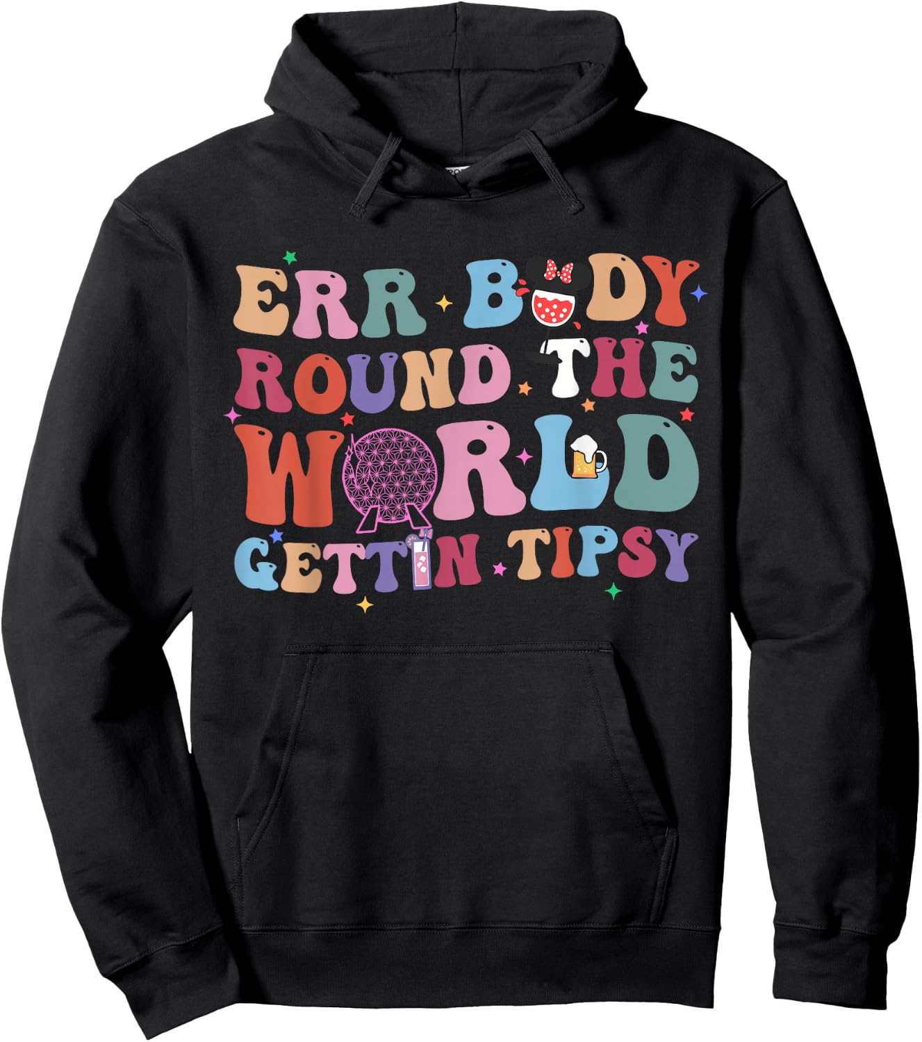 Adults Black Small Modern Round Collar Short Sleeve Hoodie - Hoodie | Black
