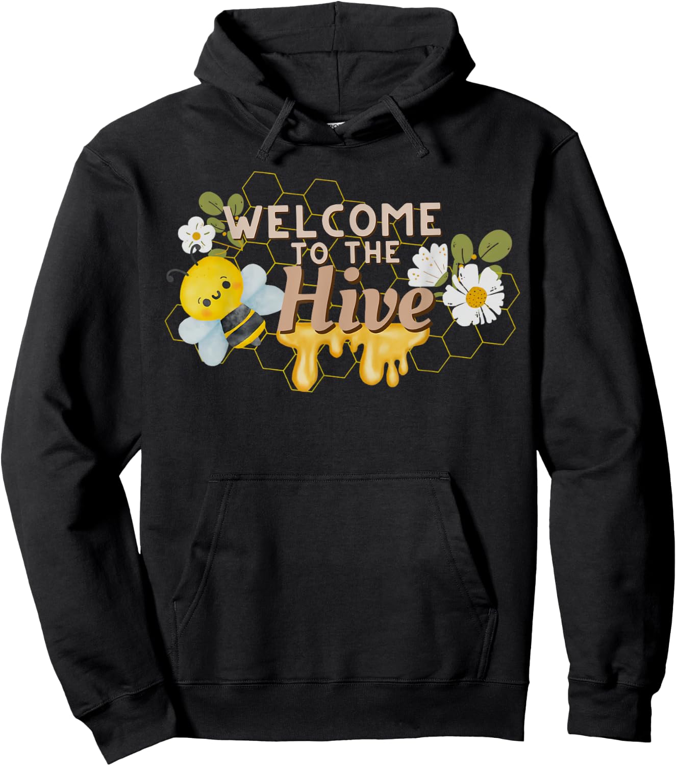 Welcome to the Hive Bee Teacher Back To School 2023 Hoodie - Hoodie | Black