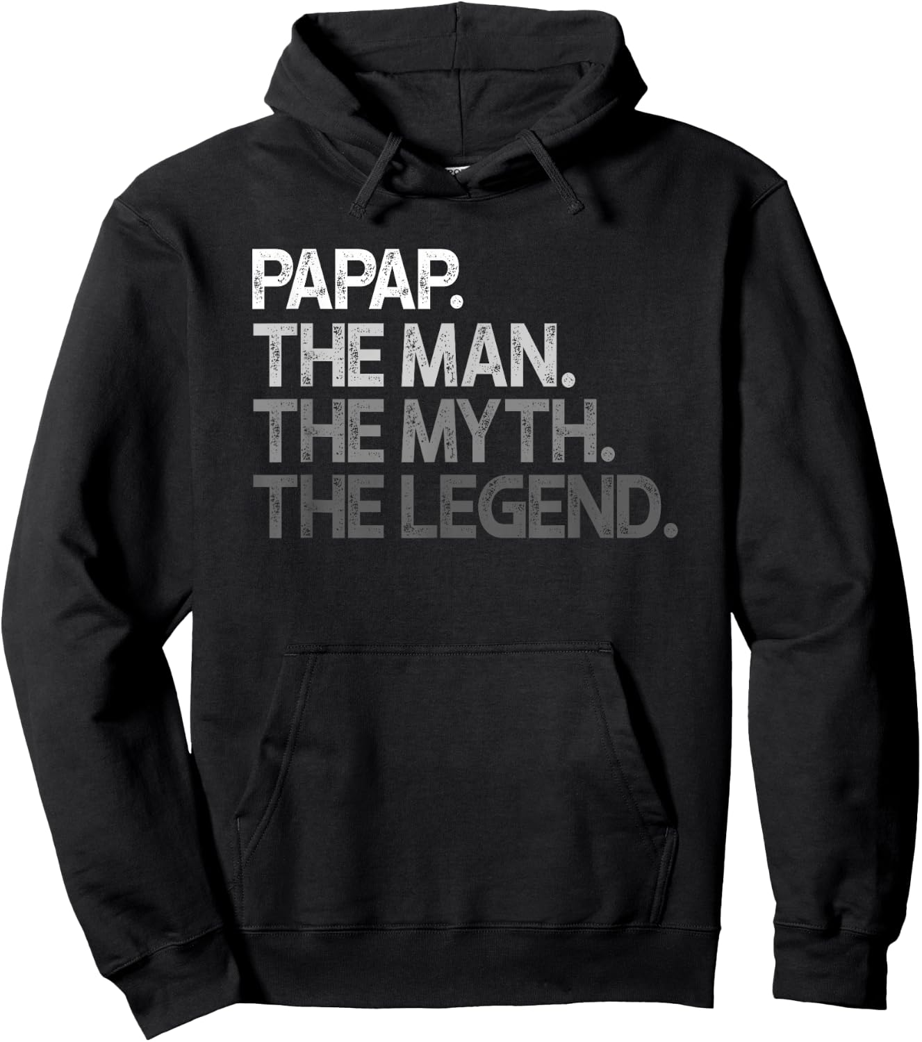 Papap Shirt Gift: The Man The Myth The Legend Hoodie - Hoodie | Black