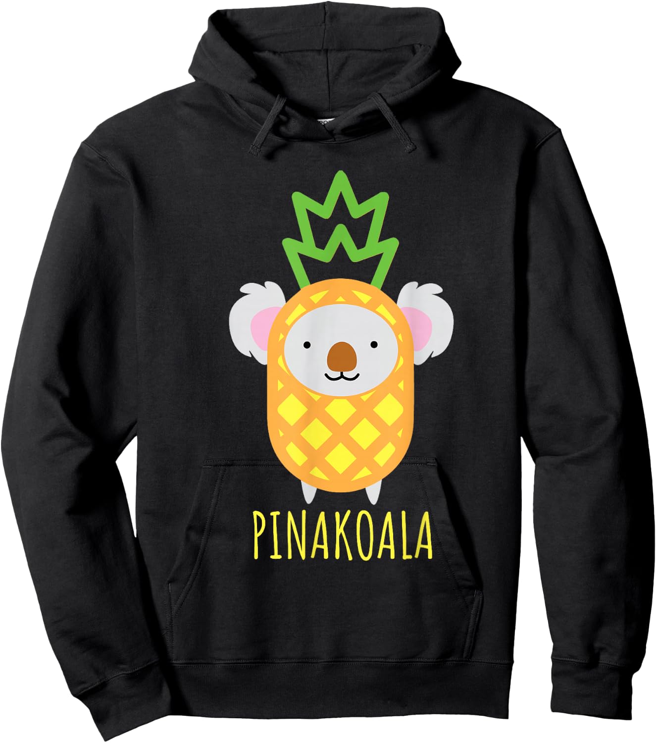 Koala T Shirt Funny Koala Bear Gift Pina Colada Hoodie - Hoodie | Black