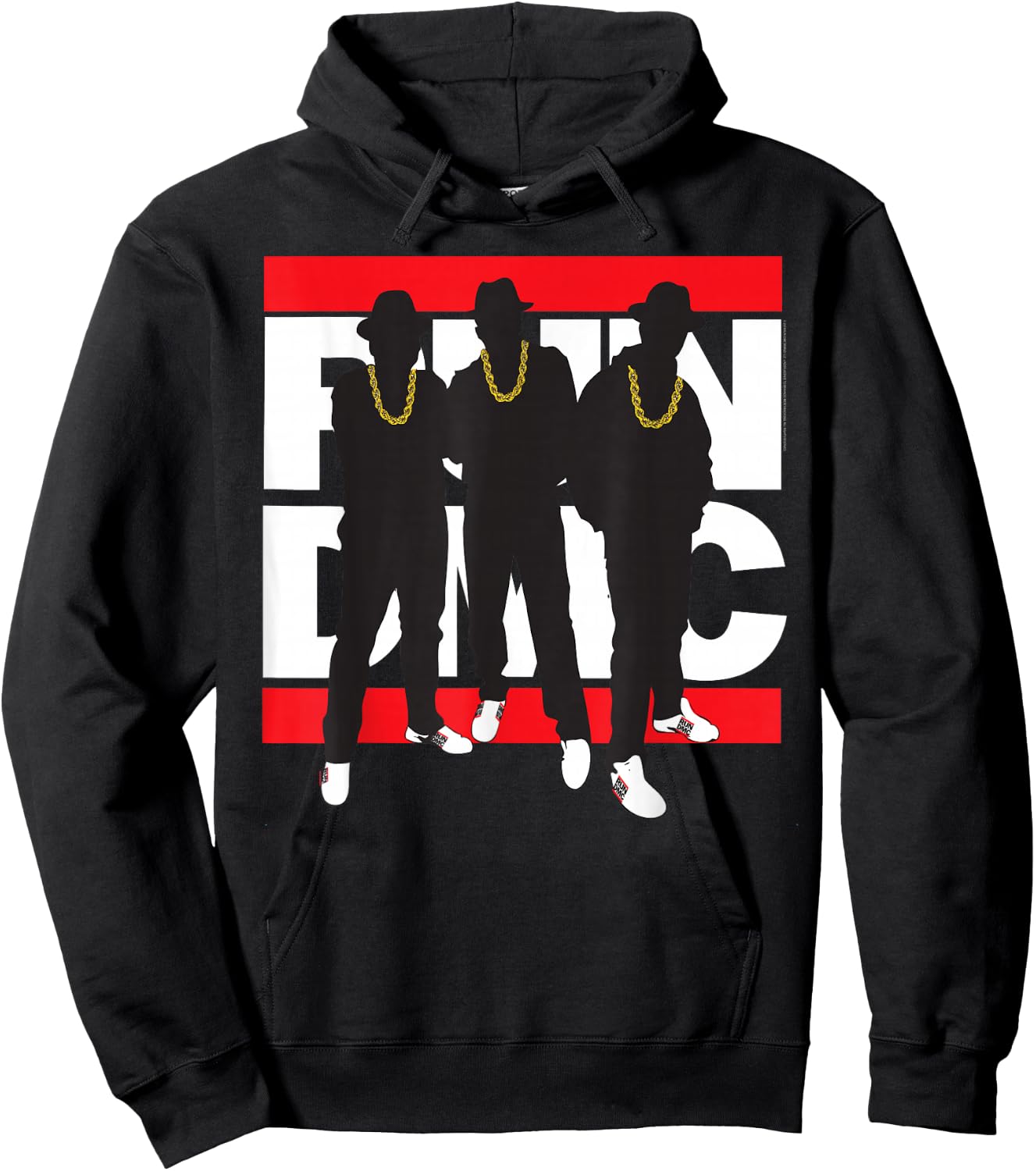 Run DMC Official Silhouette Band , black Hoodie - Hoodie | Black
