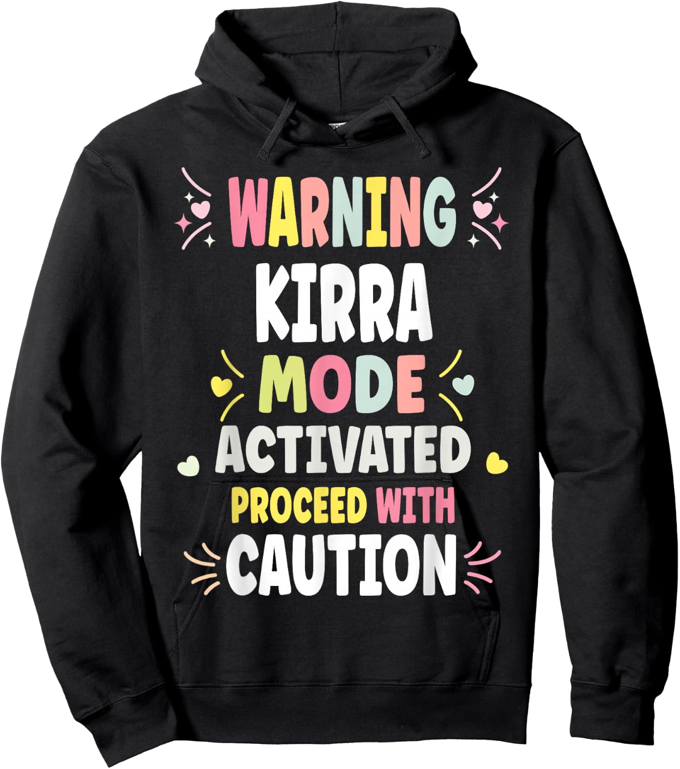 KIRRA Personalized Women's Gift Custom KIRRA Hoodie - Hoodie | Black