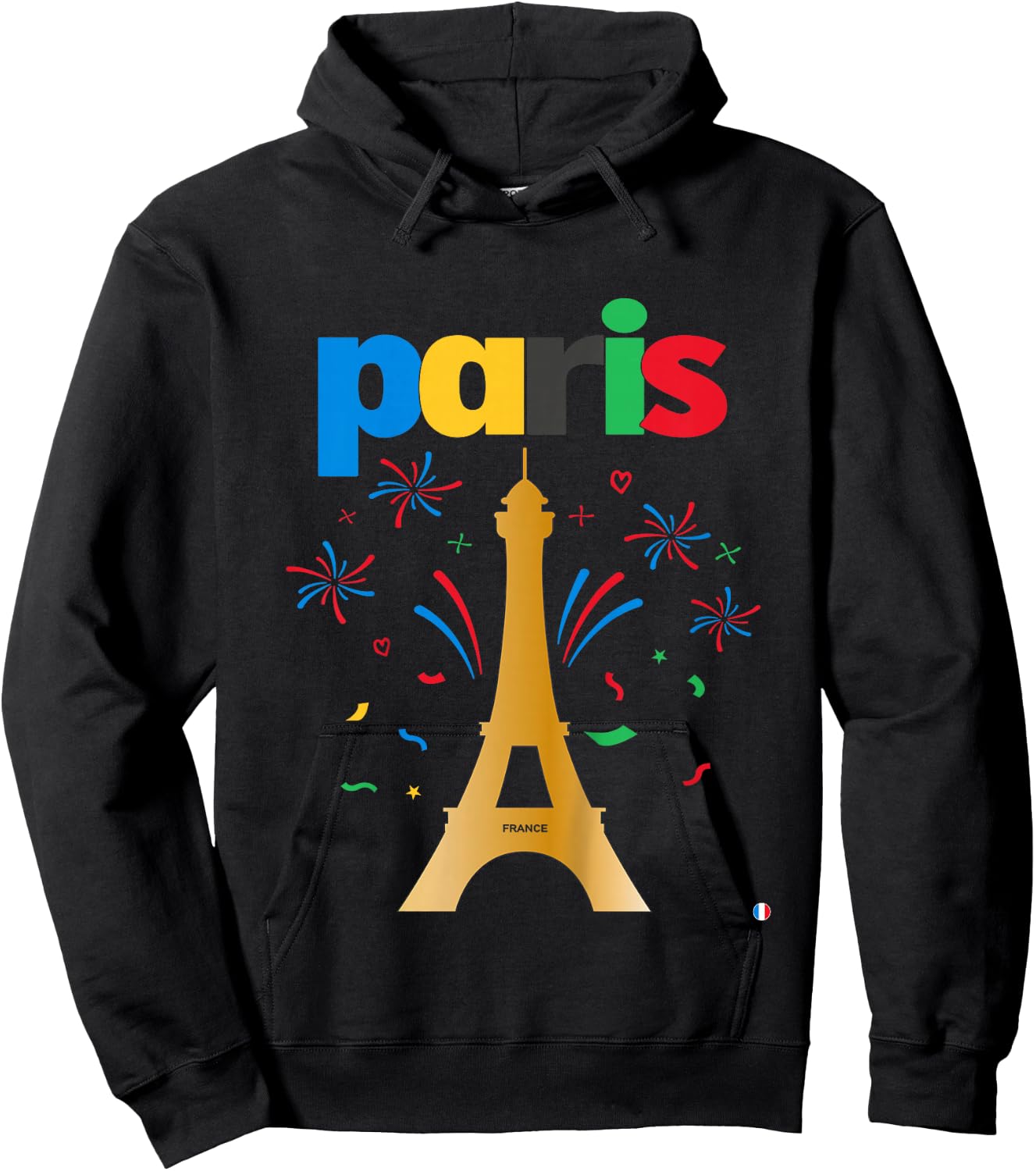 Kids Paris , white, 2 Hoodie - Hoodie | Black