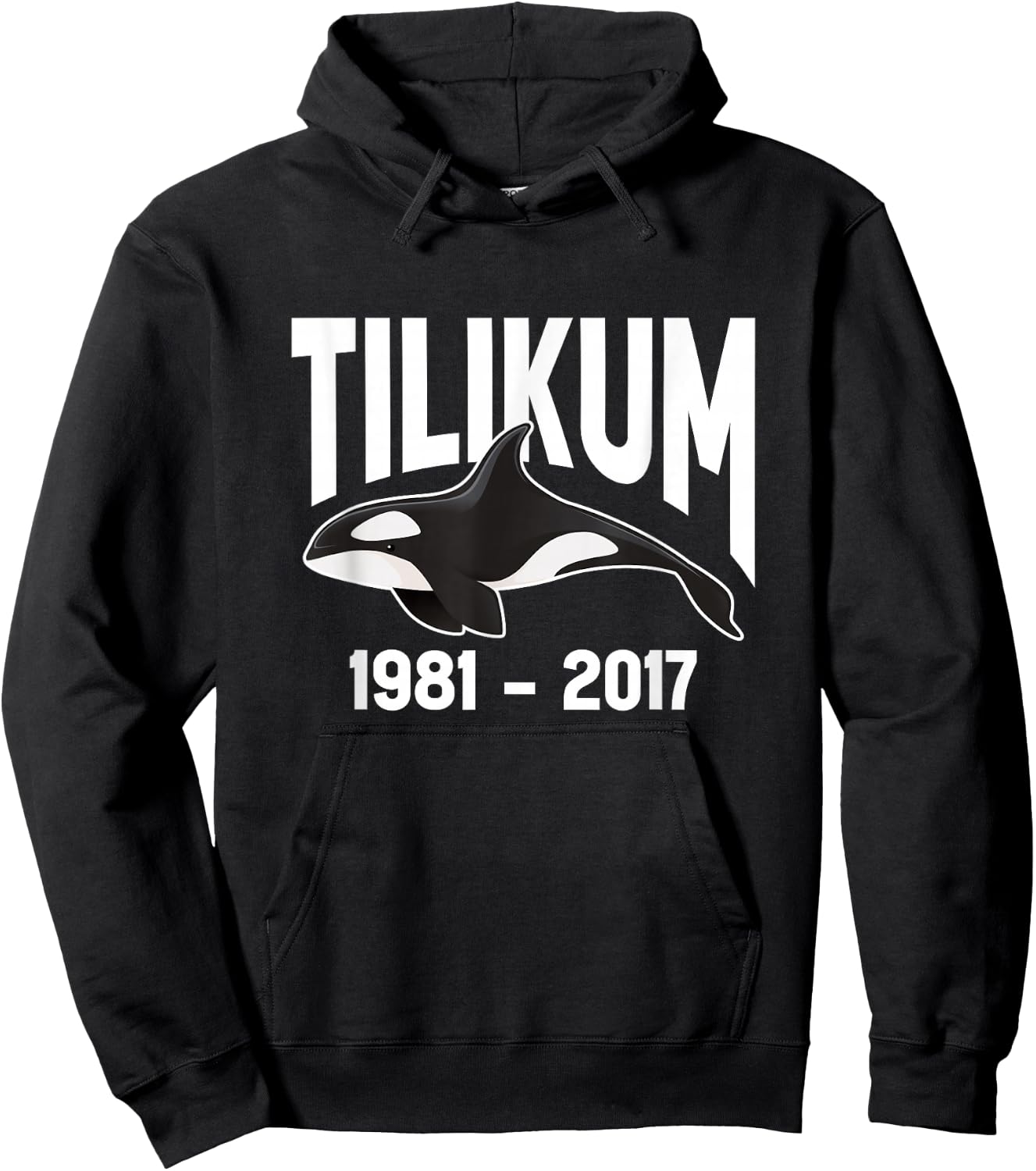 Tilikum 1981-2017 Free Tilikum Save Tilly Orca Whale Hoodie - Hoodie | Black