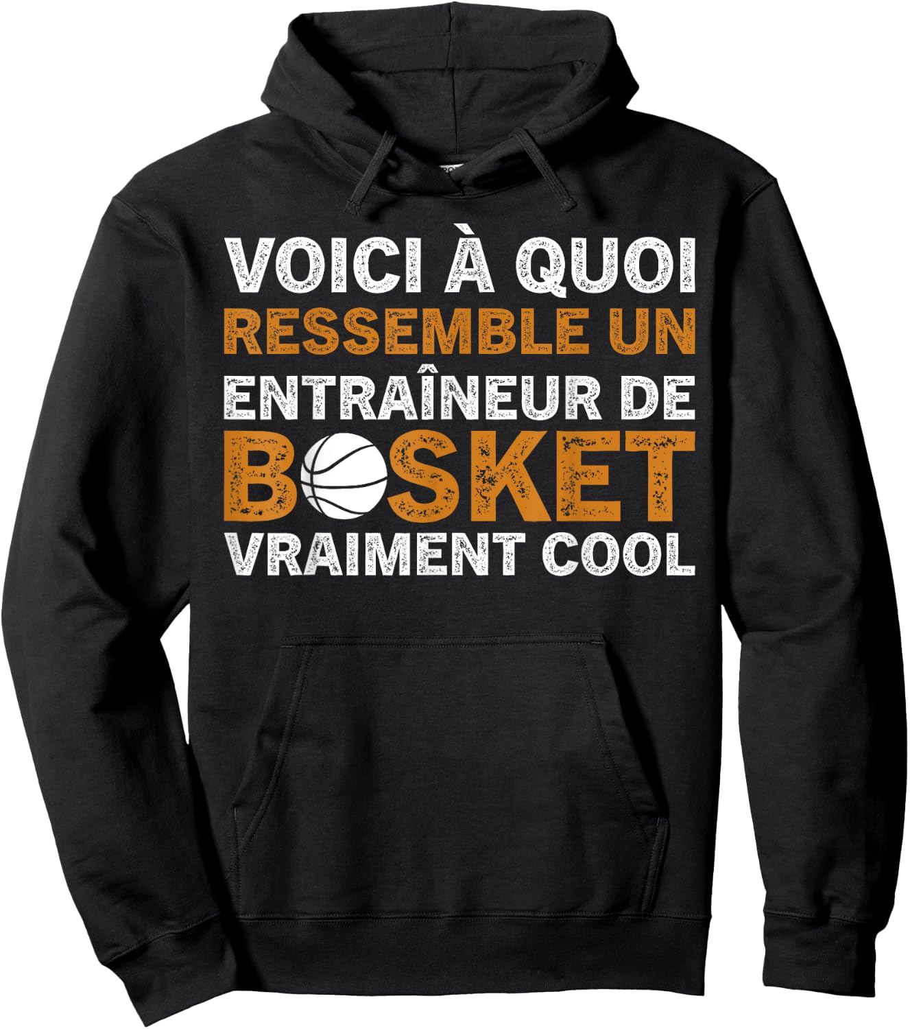 Basketball Un Entraîneur De Basket Vraiment Cool Coach Hoodie - Hoodie | Black
