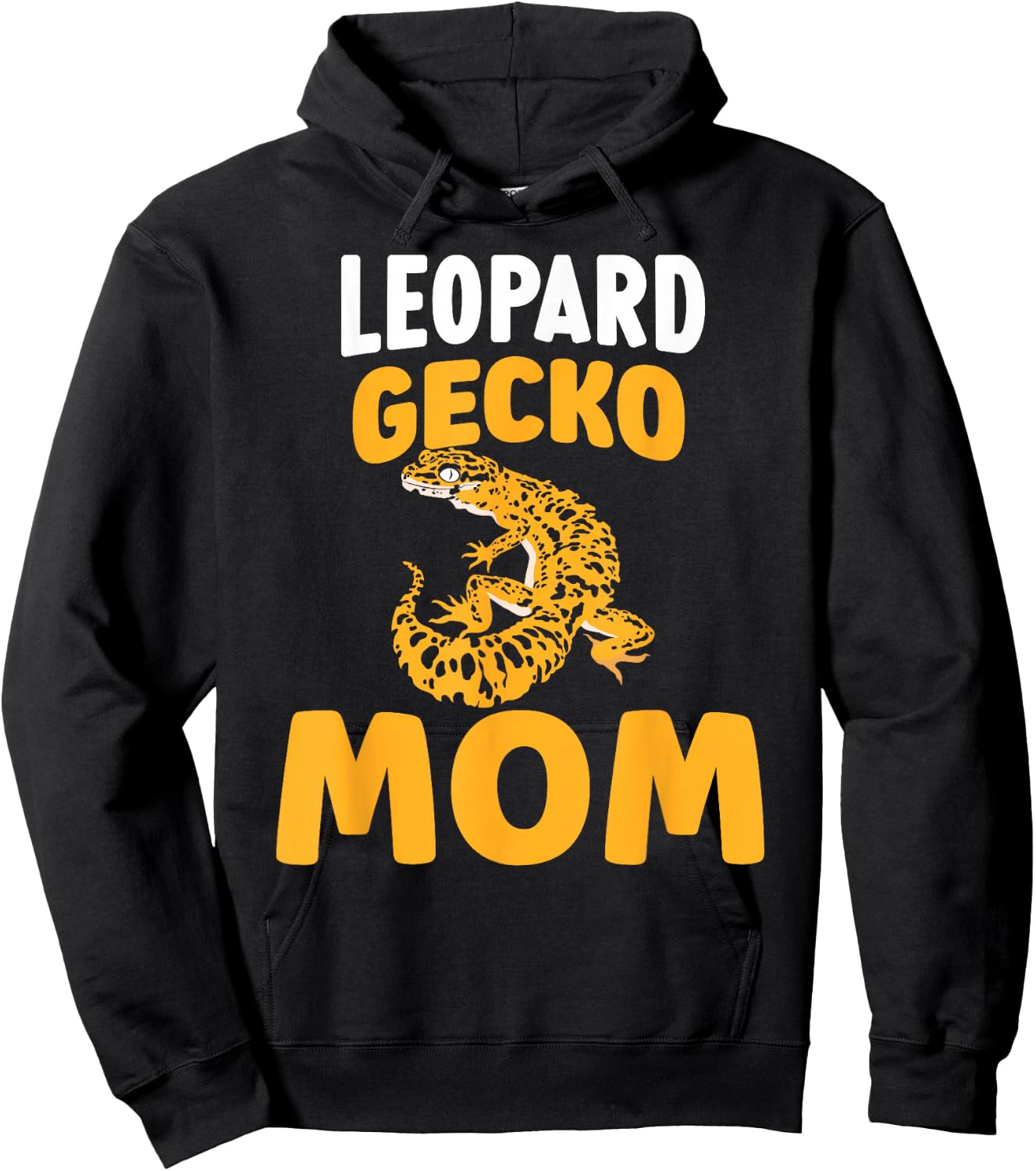 Leopard Gecko Mom Reptile Lizards Lizard Leopard Gecko Hoodie - Hoodie | Black