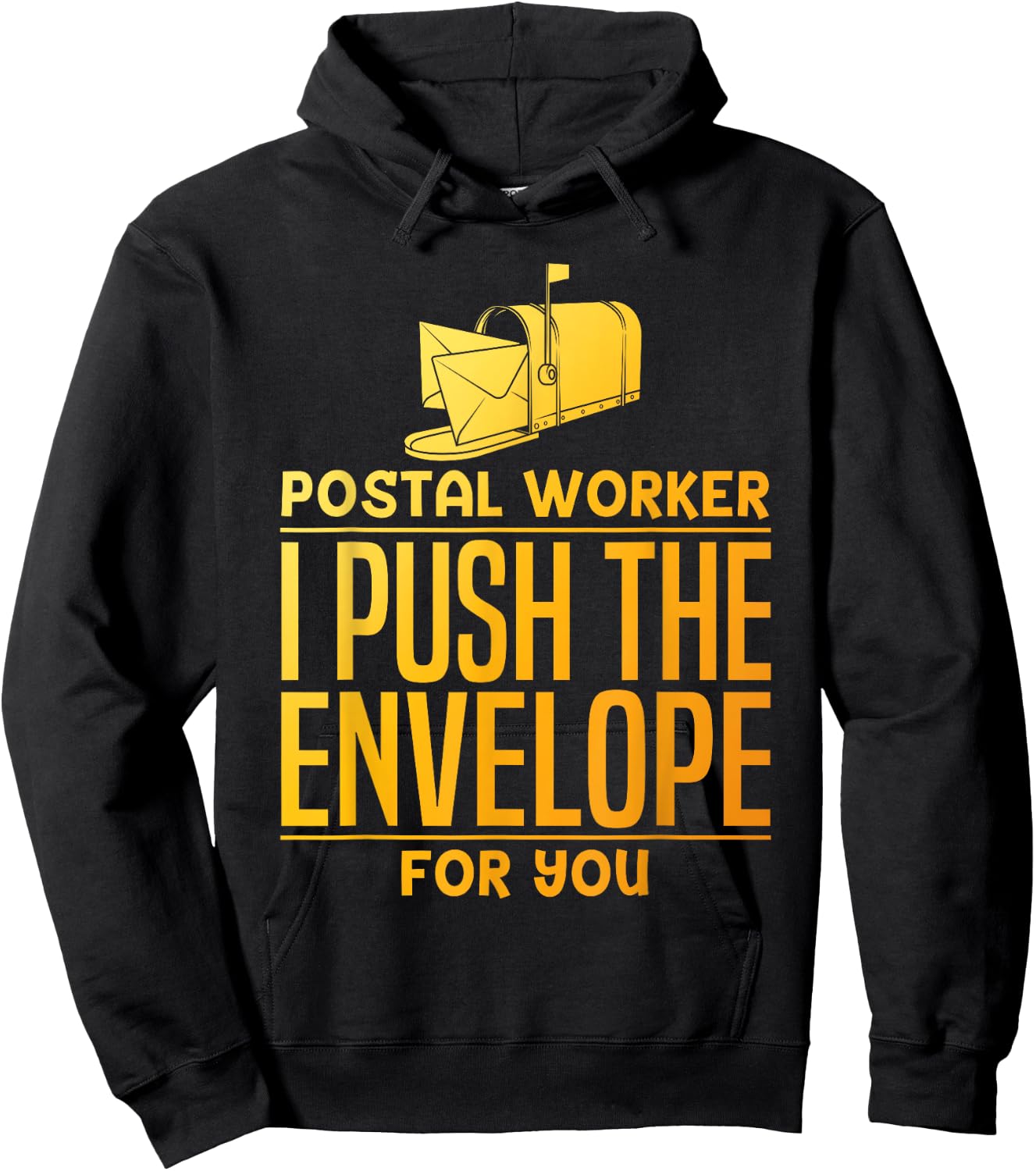 Funny Postal Worker Design Women Postmaster Mailman Hoodie - Hoodie | Black