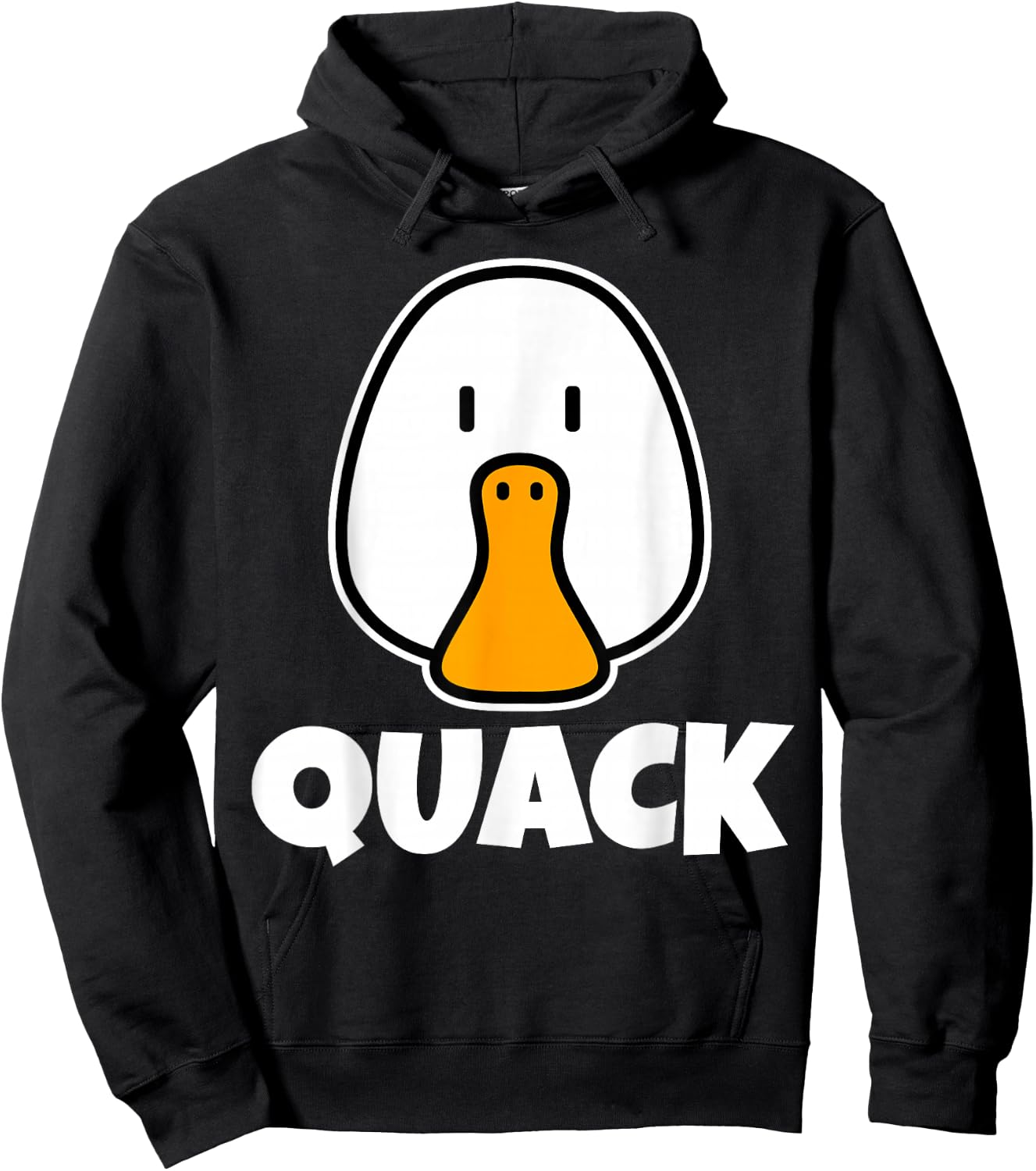 QUACK Ducks Stuff | Duck Lover Stuff | Kids Duck Hoodie - Hoodie | Black