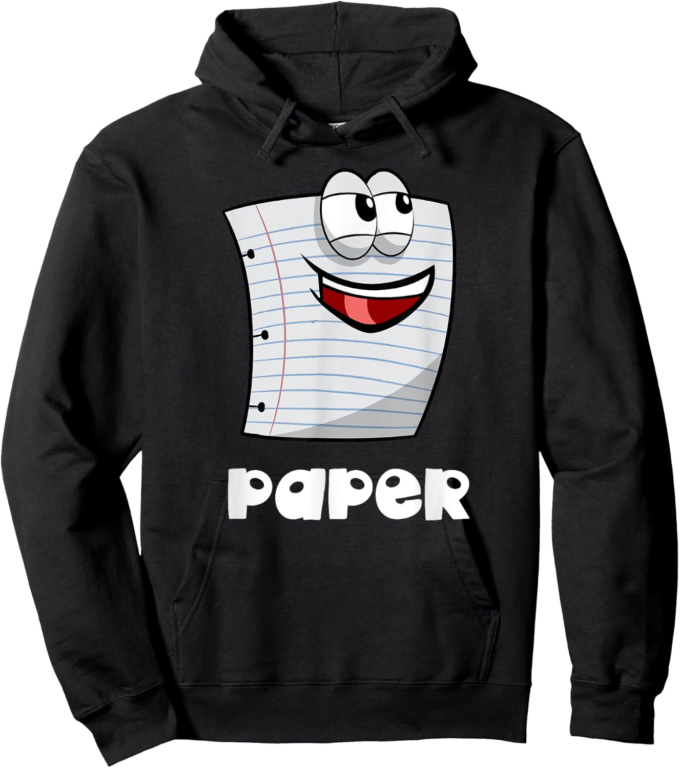 Rock Paper Scissors Shirt Group Halloween Costume Hoodie - Hoodie | Black