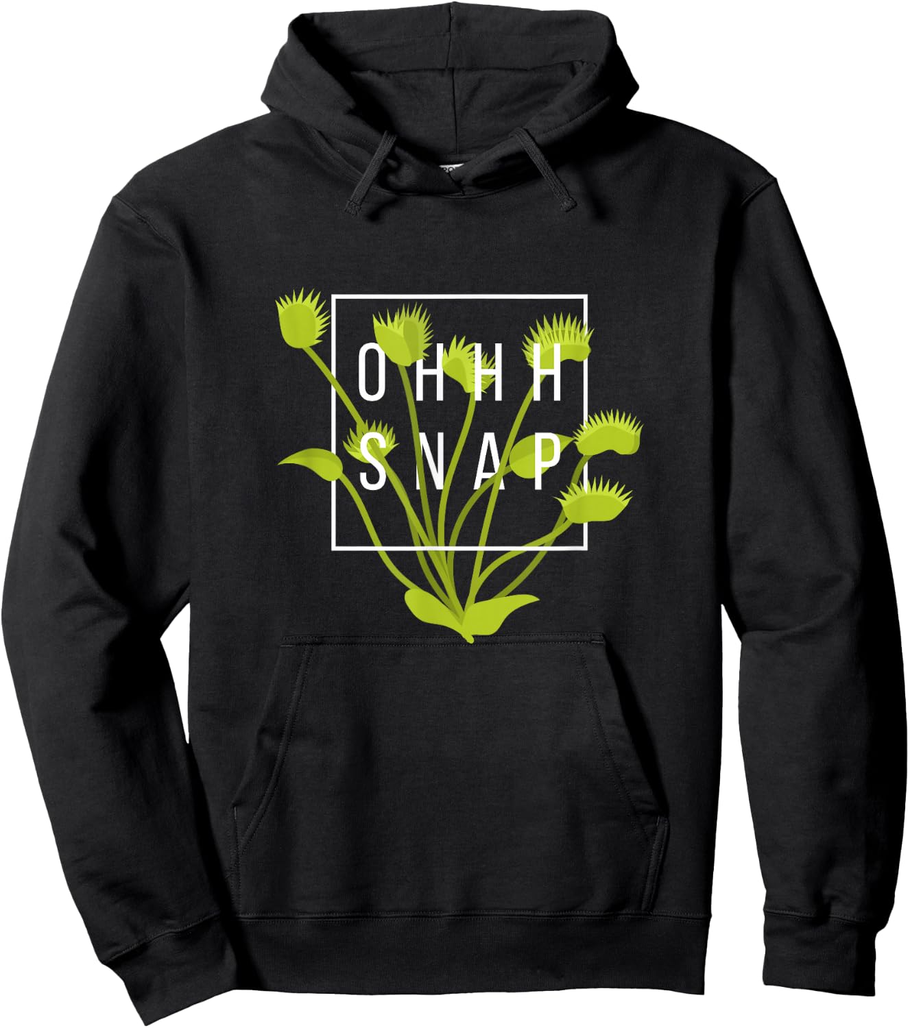 Funny Oh Snap Venus Fly Trap Hoodie - Hoodie | Black