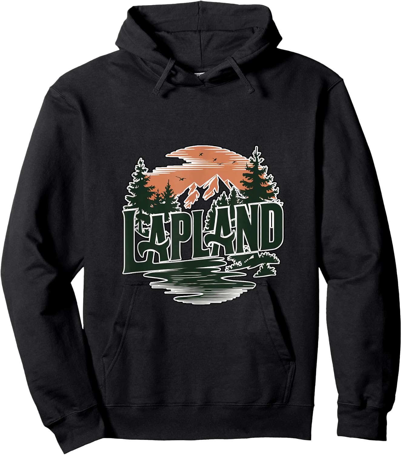 LAPLAND Winter Wonderland and Northern European Wilderness Hoodie - Hoodie | Black
