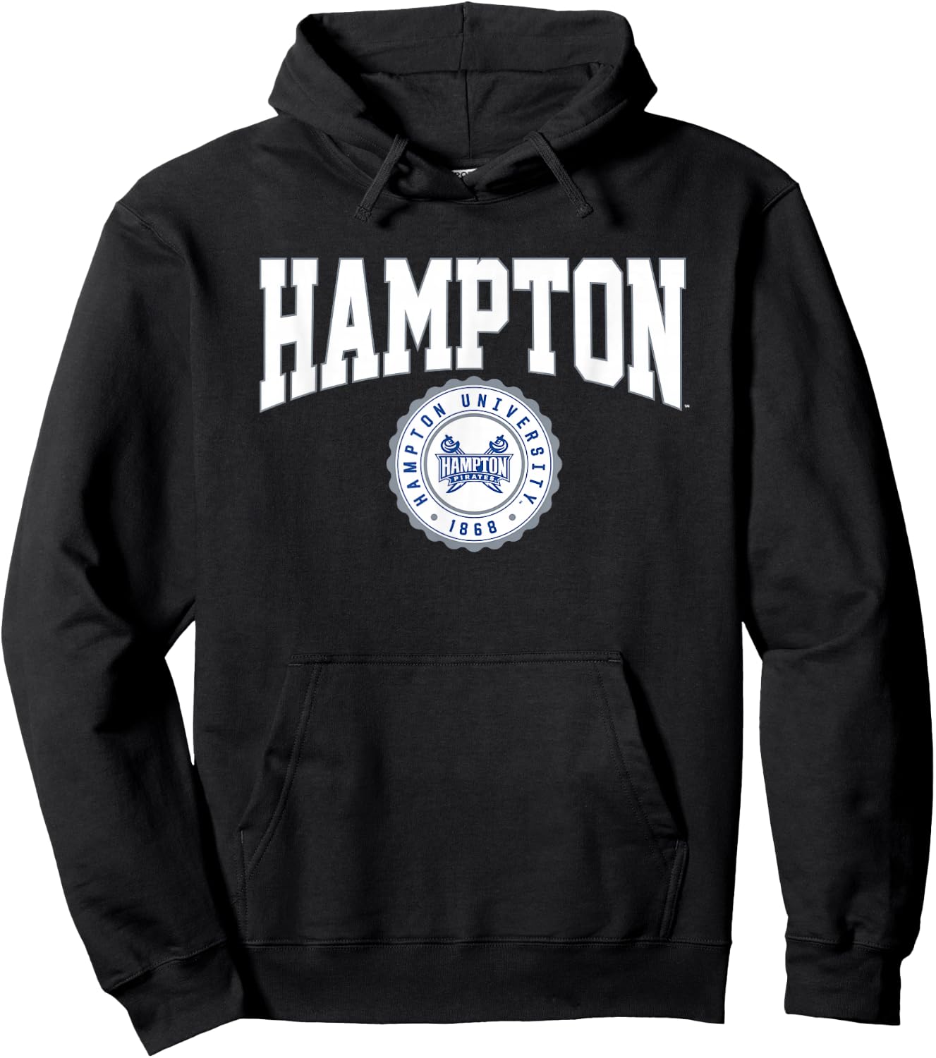 Hampton University Pirates Collegiate Seal Hoodie - Hoodie | Black