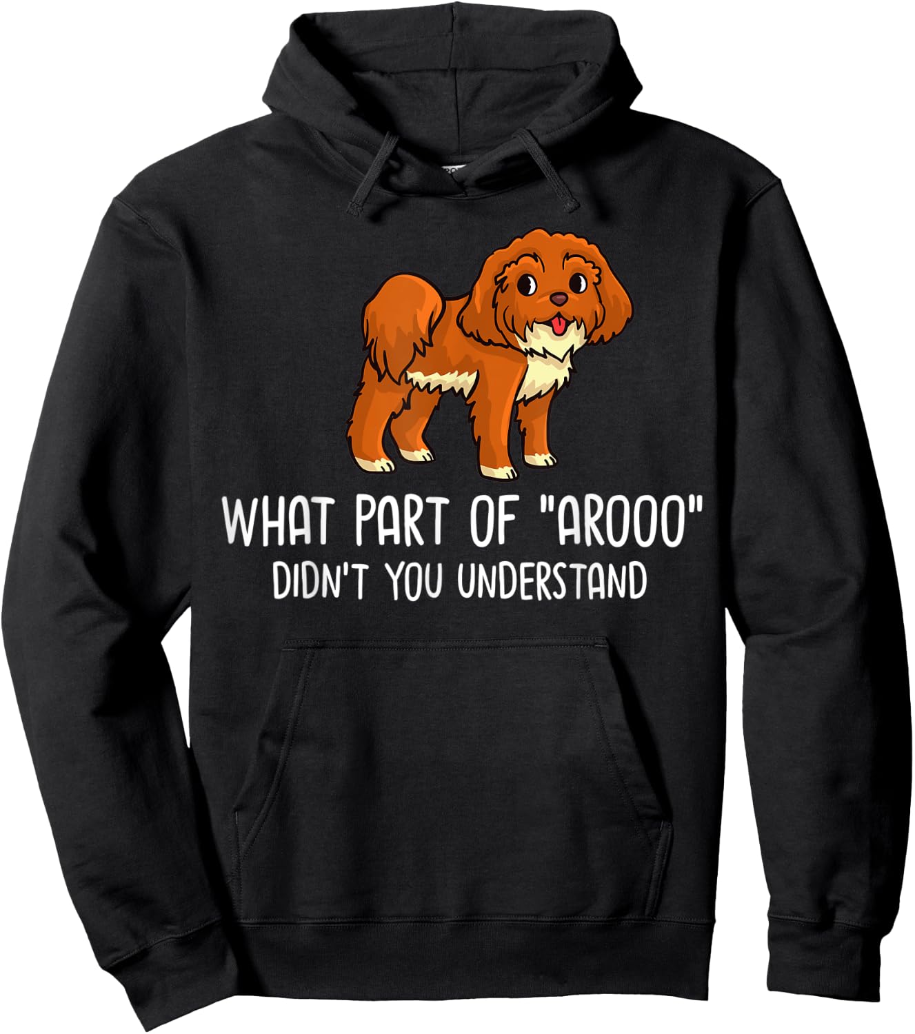 Shih Poo Dog Puppies Owner Lover Hoodie - Hoodie | Black