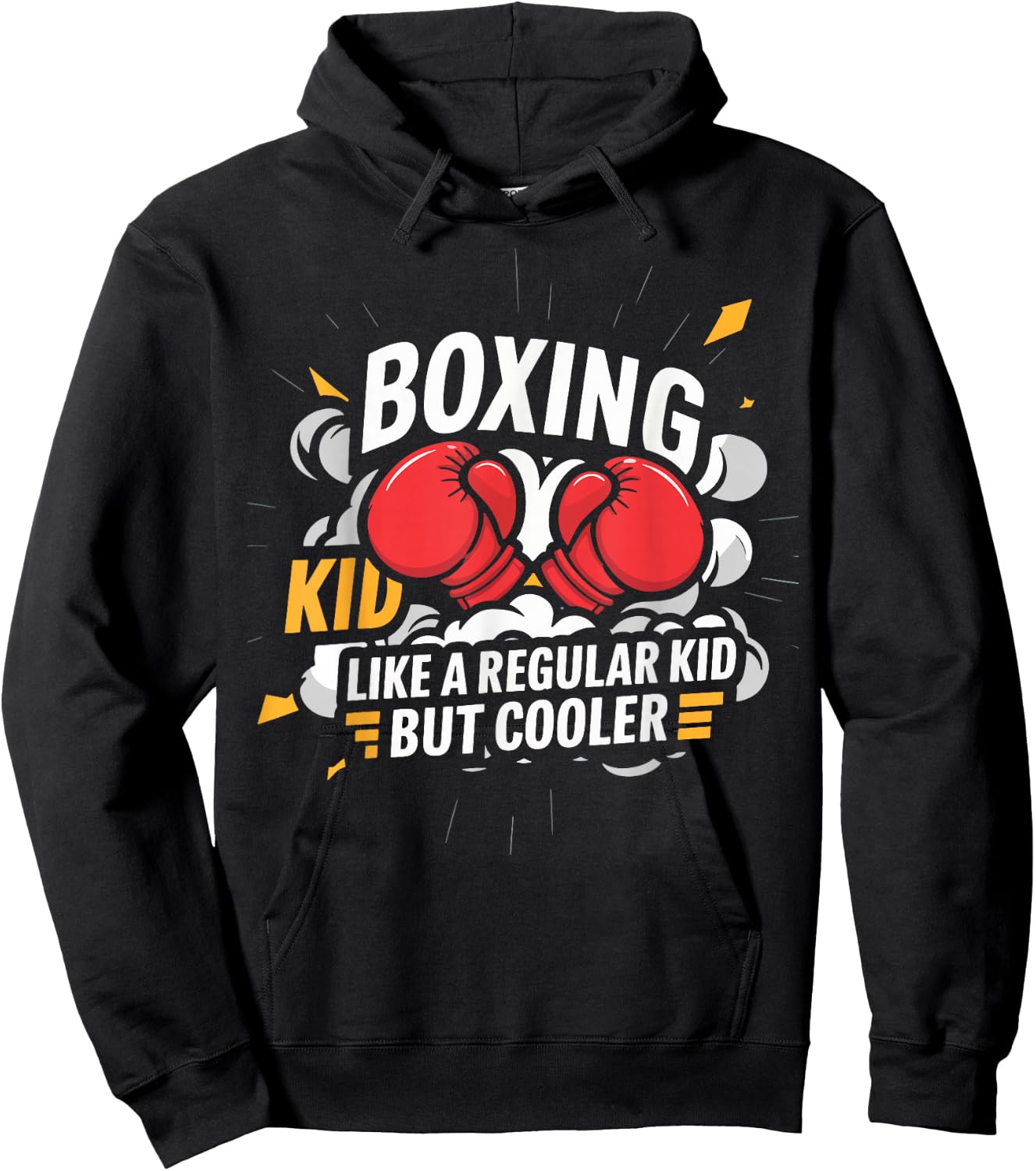Boxing Boxer MMA Funny Boxing Kid Hoodie - Hoodie | Black