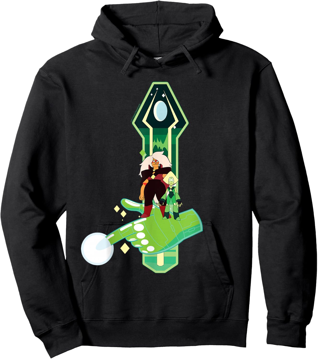 Steven Universe Peridot and Jasper Hoodie - Hoodie | Black