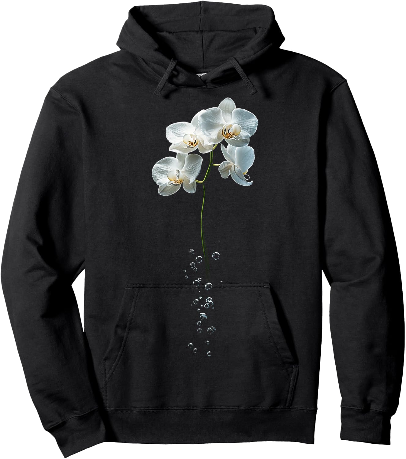 Orchid Pattern UFO Art UFO Hoodie - Hoodie | Black